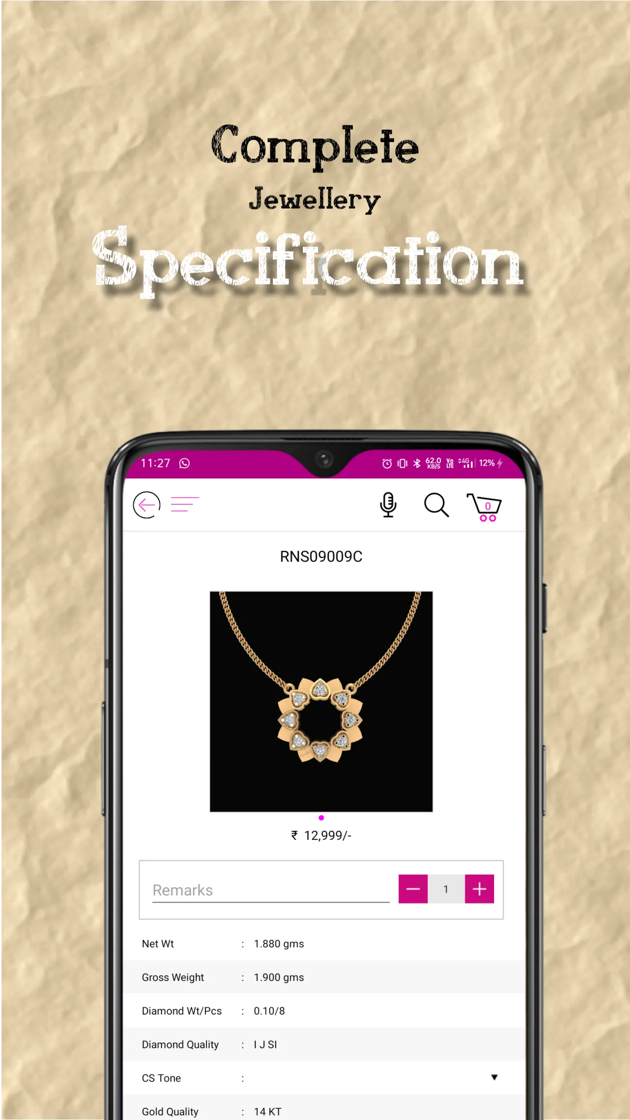 Rosetta Diamond Jewellery | Indus Appstore | Screenshot