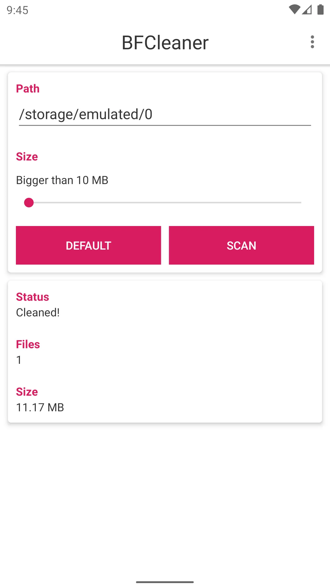 Big File Cleaner | Indus Appstore | Screenshot