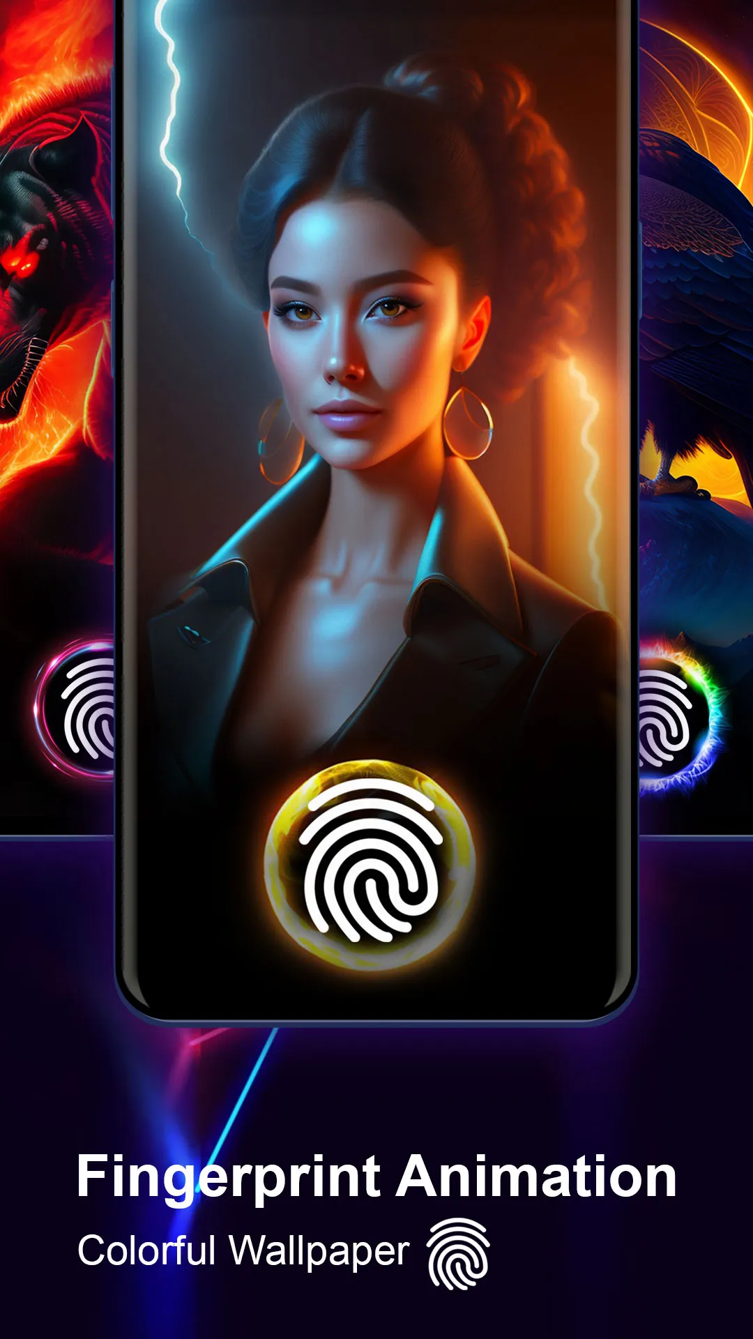 Fingerprint Animation Theme | Indus Appstore | Screenshot