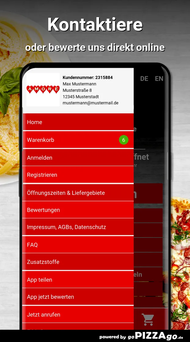 Amore Pizza Heimservice Bad Kr | Indus Appstore | Screenshot