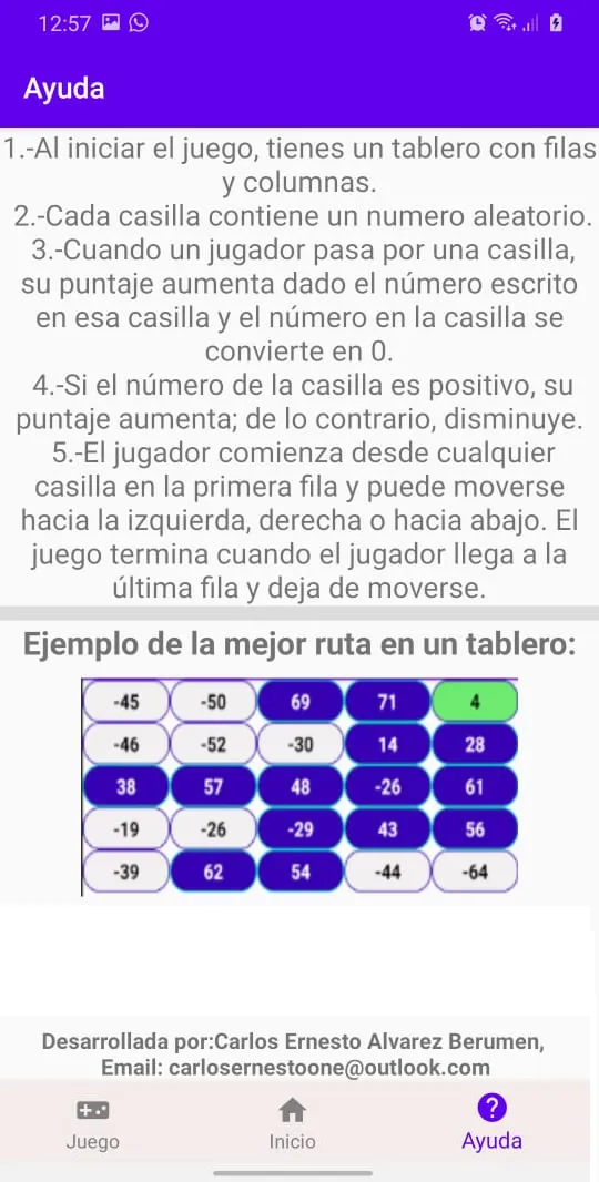 Tablero Numerico | Indus Appstore | Screenshot