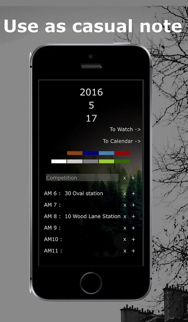 Simple Calendar app *DeepBlack | Indus Appstore | Screenshot