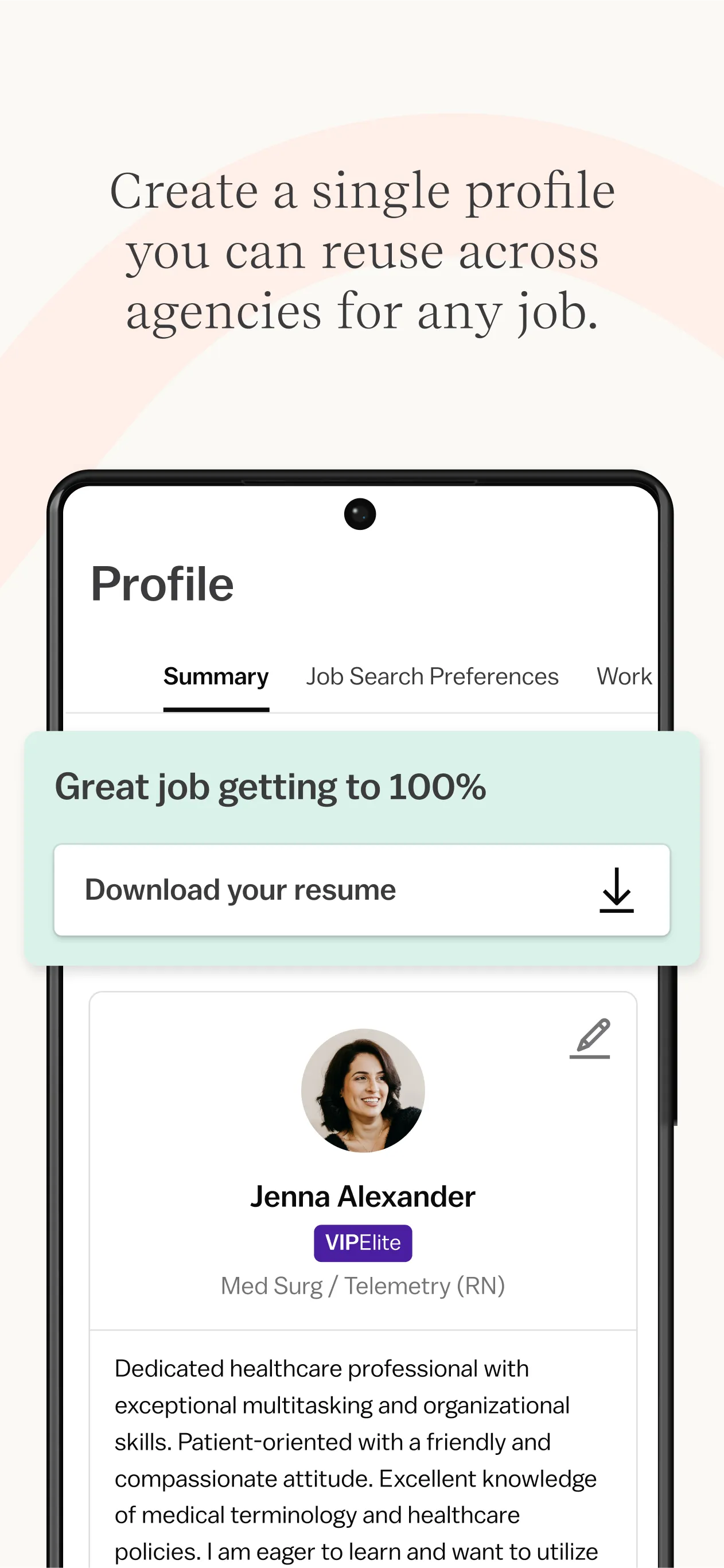 Vivian - Find Healthcare Jobs | Indus Appstore | Screenshot