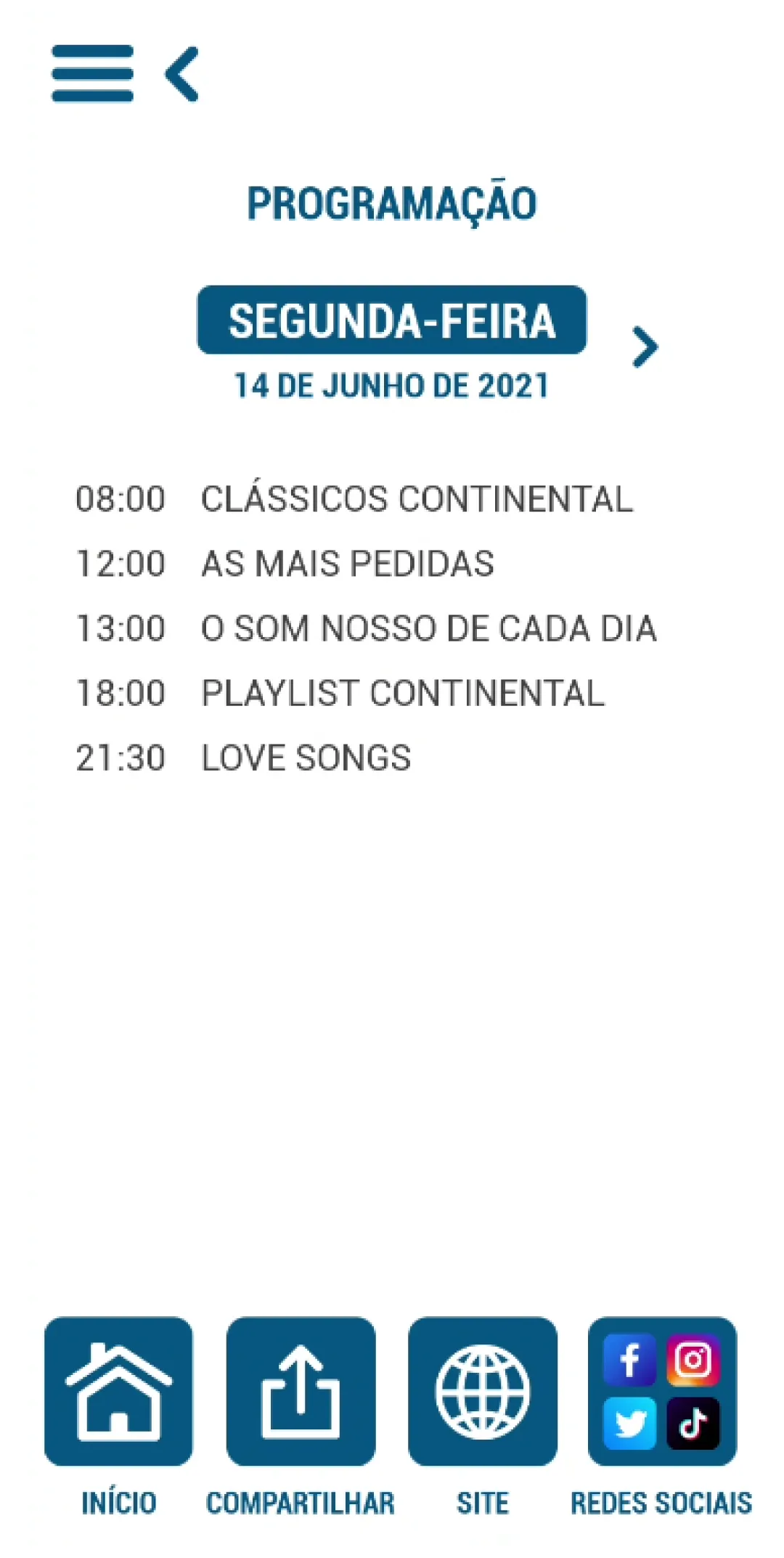 Rádio Continental - 98,3 FM | Indus Appstore | Screenshot