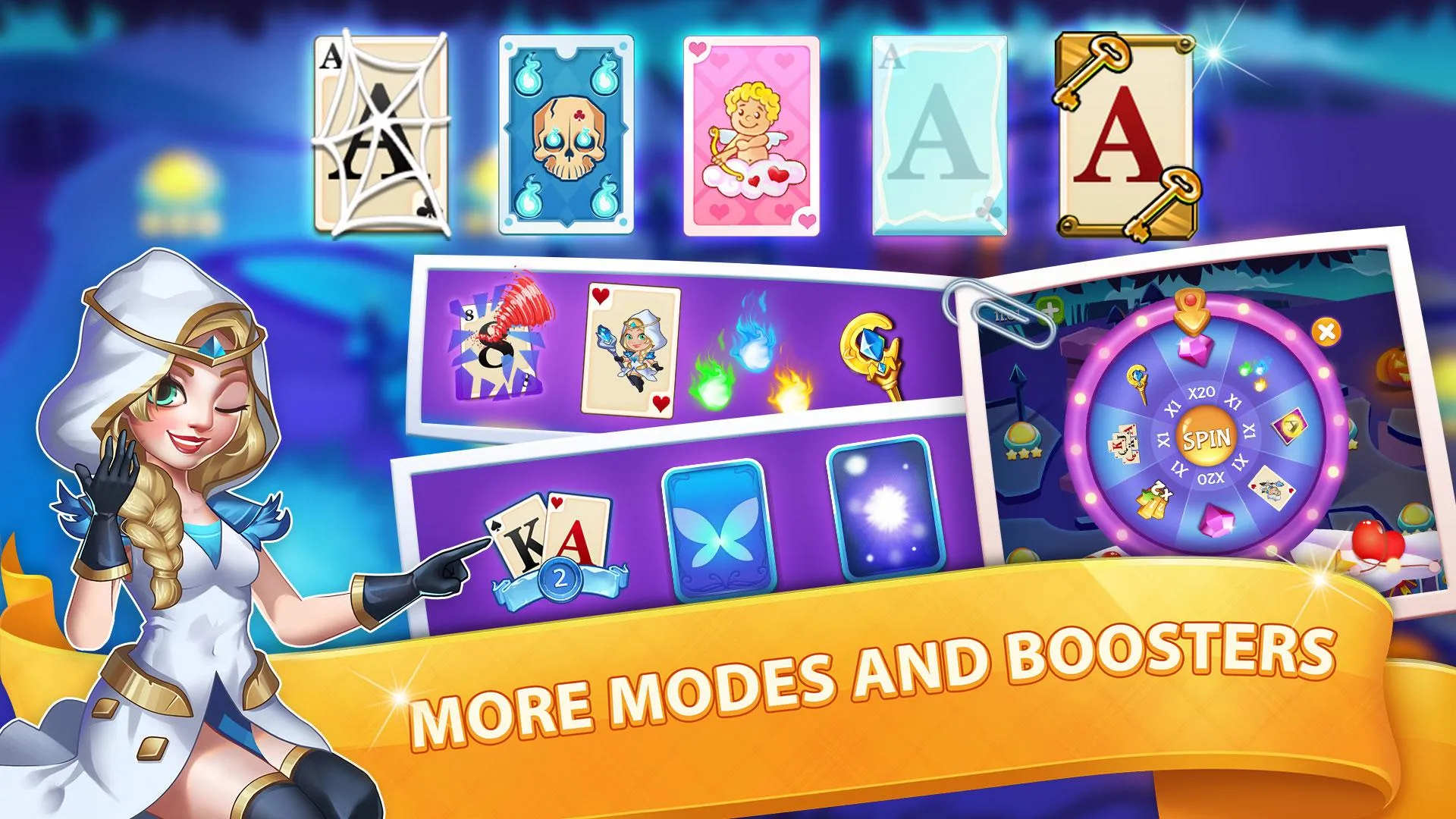 Solitaire Tripeaks Magic Games | Indus Appstore | Screenshot