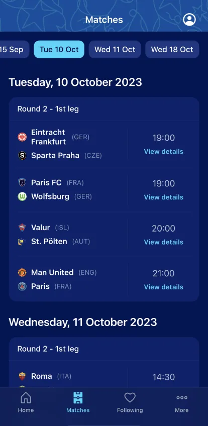 UEFA Women's Champions League | Indus Appstore | Screenshot