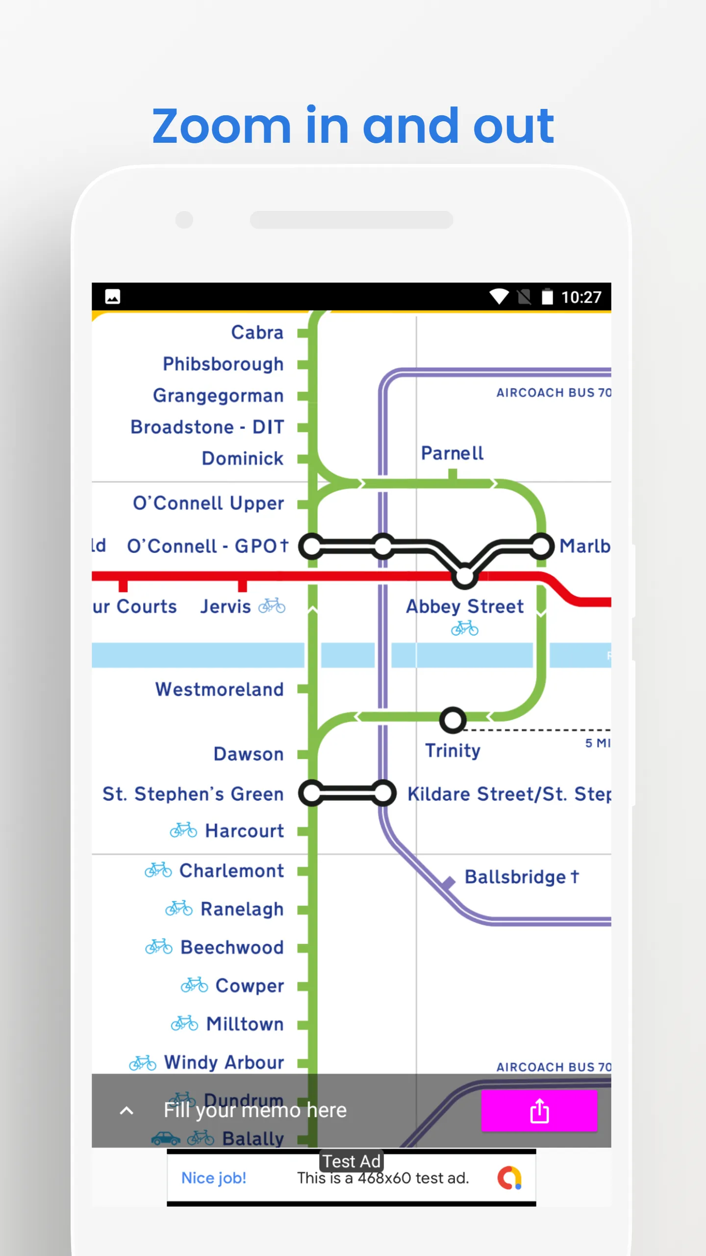 Dublin Tram Train Travel Guide | Indus Appstore | Screenshot