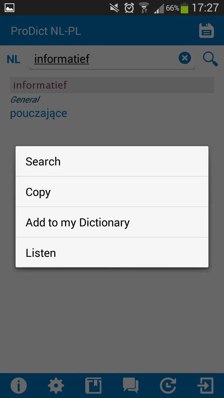 Polish - Dutch dictionary | Indus Appstore | Screenshot