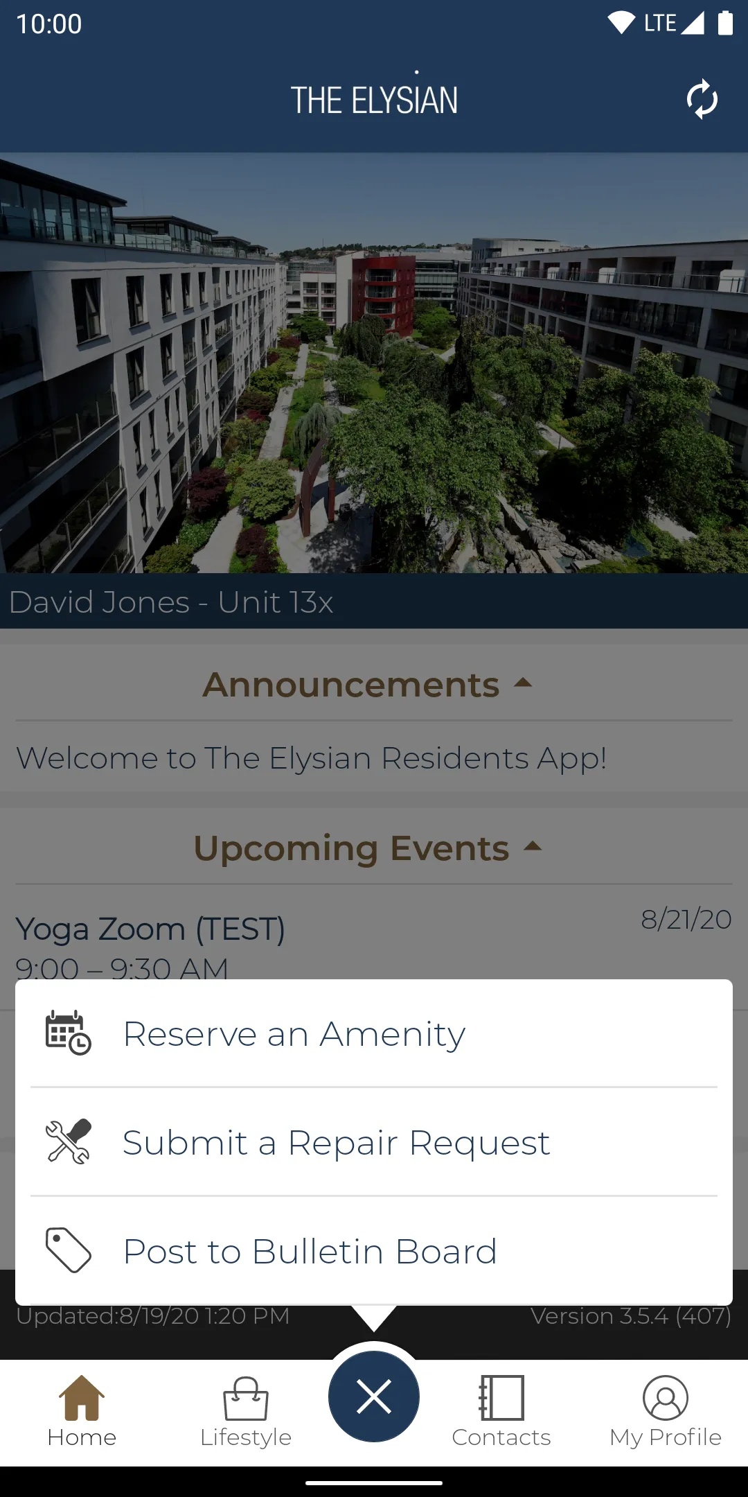 The Elysian Residents App | Indus Appstore | Screenshot