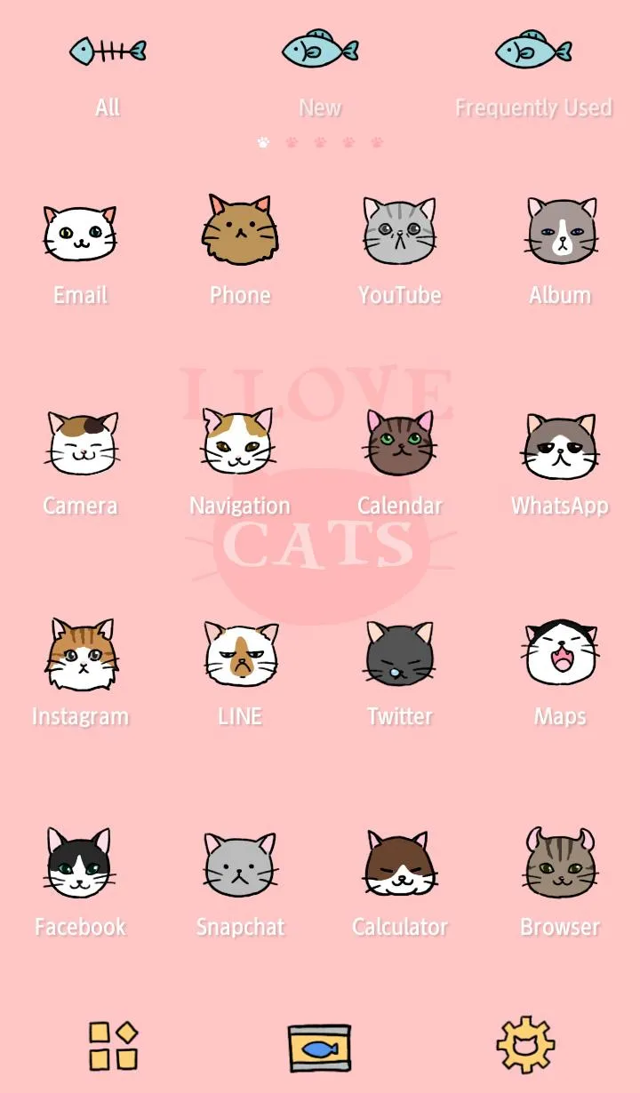 I Love Cats Theme +HOME | Indus Appstore | Screenshot