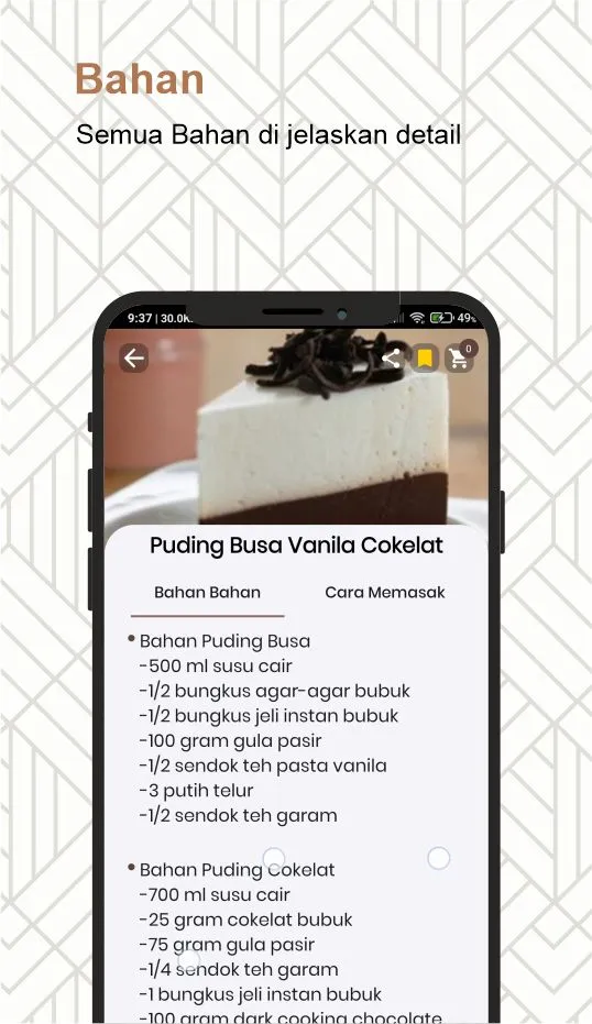 resep puding lengkap offline | Indus Appstore | Screenshot