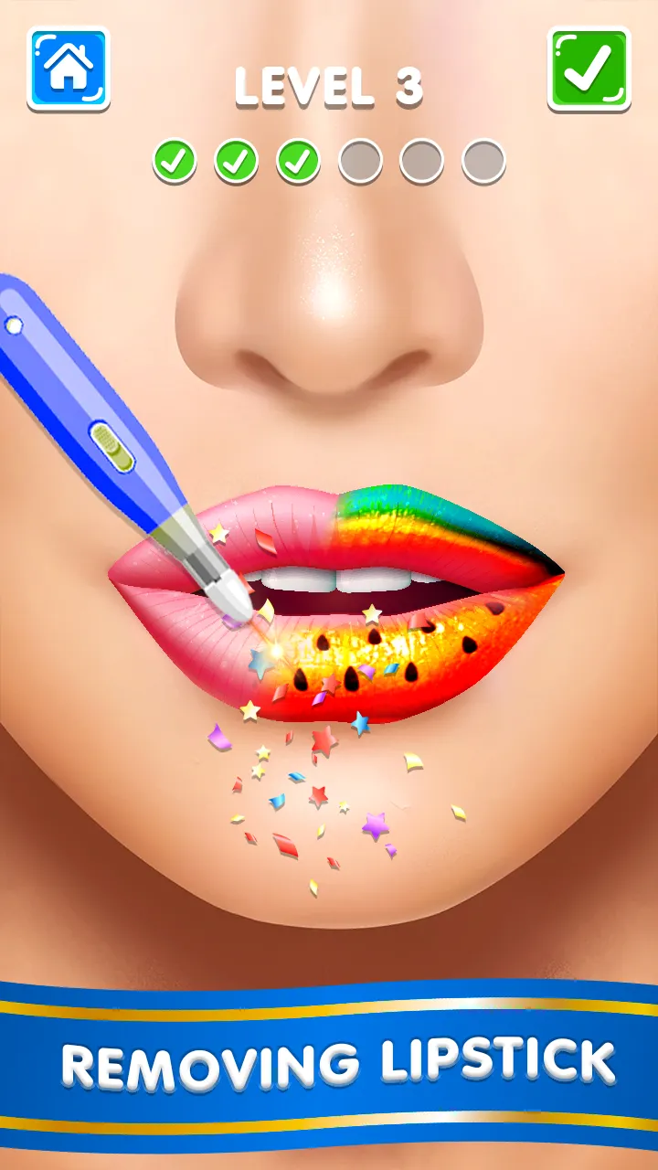 Lipstick Lip Art: Makeup Games | Indus Appstore | Screenshot