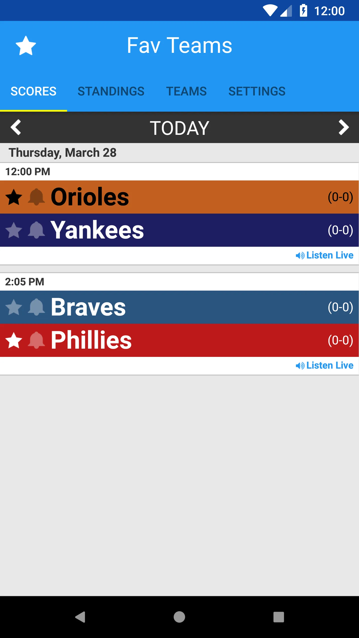 Pro Baseball Radio | Indus Appstore | Screenshot