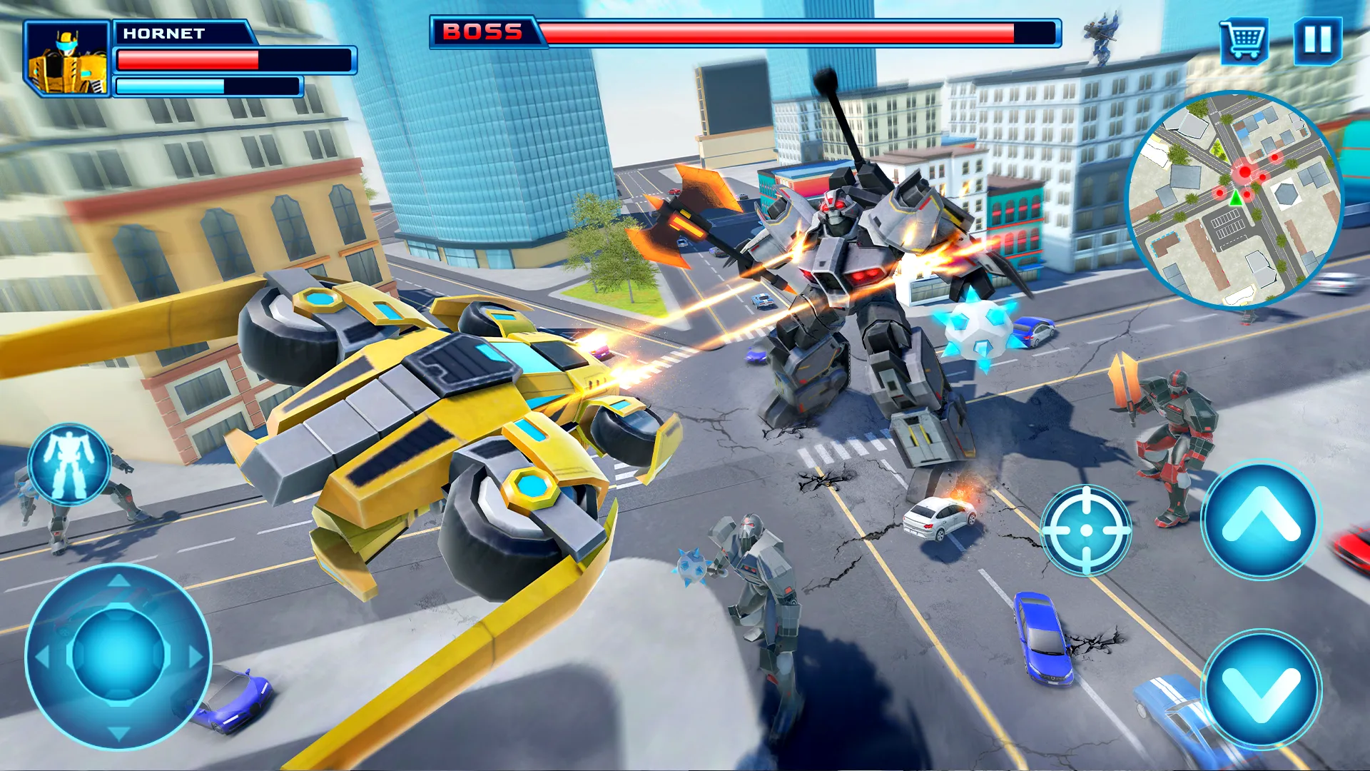 Robot Car Transform Fight Game | Indus Appstore | Screenshot