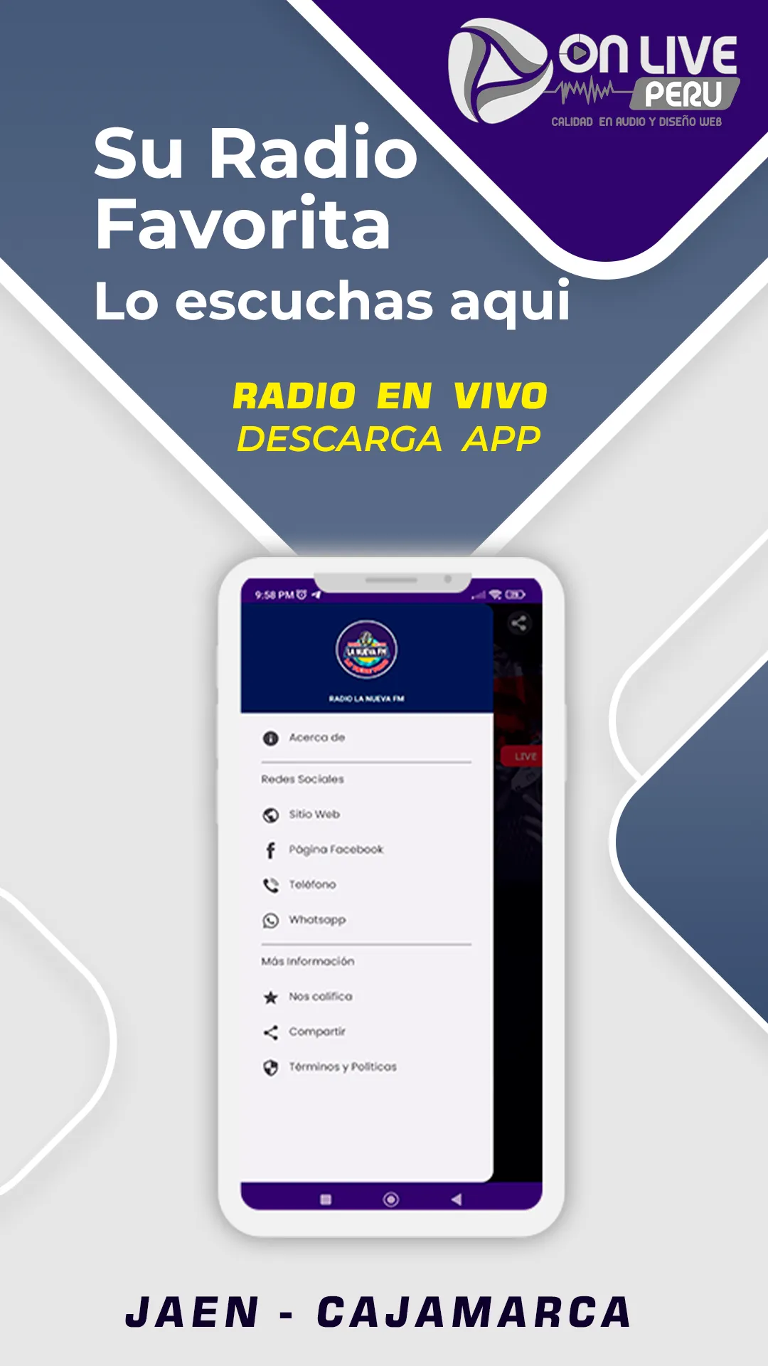 RADIO LA NUEVA FM - 97.3 JAEN | Indus Appstore | Screenshot