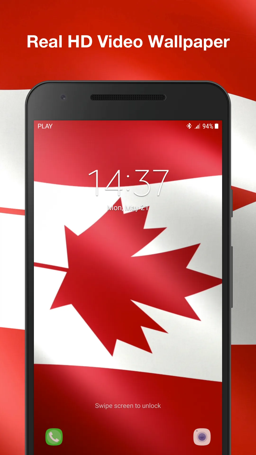 3d Canada Flag Live Wallpaper | Indus Appstore | Screenshot