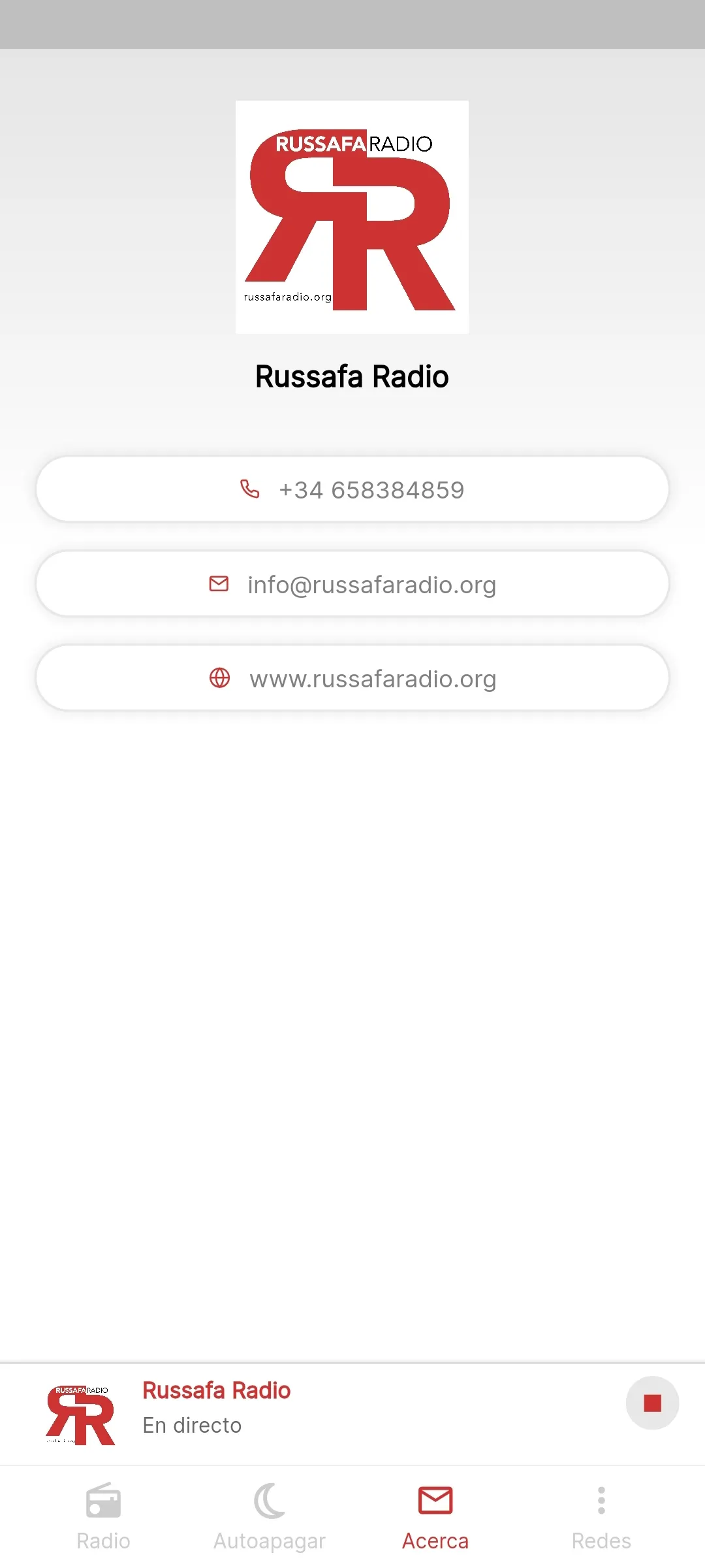 Russafa Radio | Indus Appstore | Screenshot