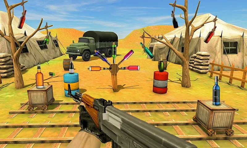 Bottle Shooter Games Gun Range | Indus Appstore | Screenshot