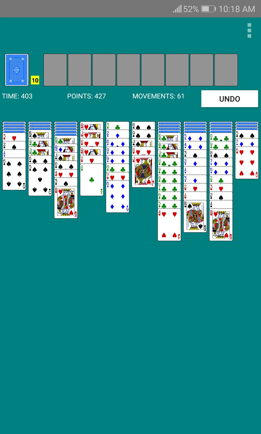 Spider Solitaire | Indus Appstore | Screenshot