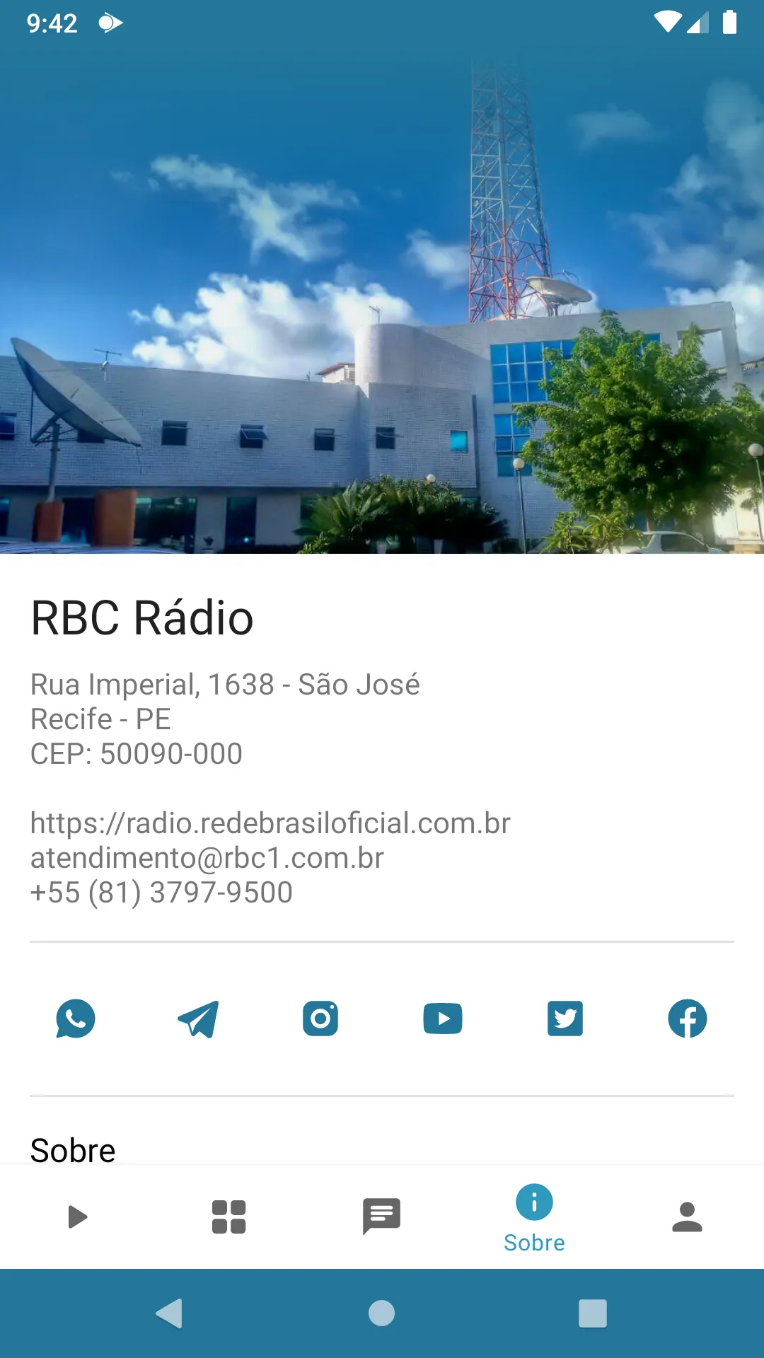 Rede Brasil Rádio | Indus Appstore | Screenshot