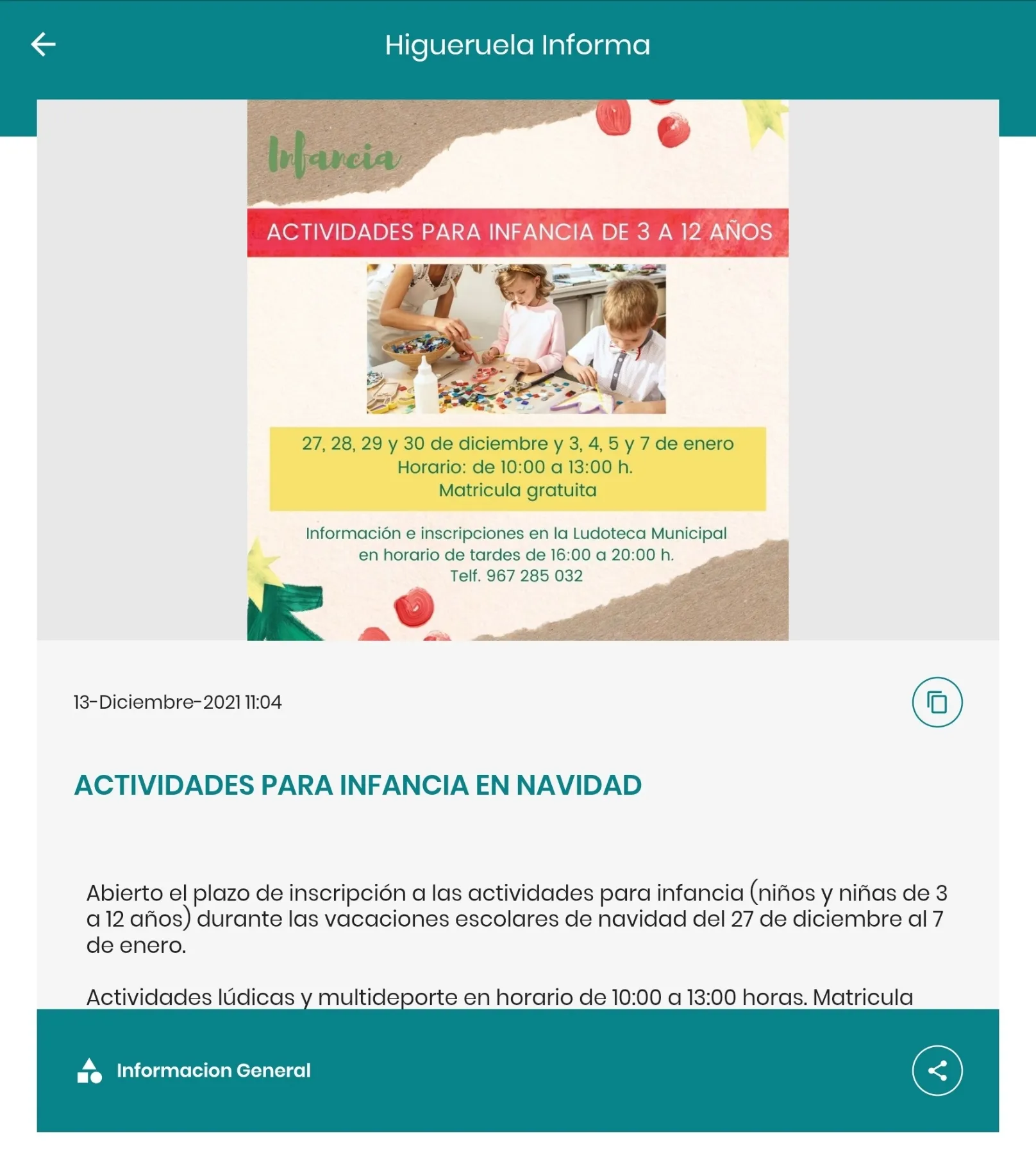 Higueruela Informa | Indus Appstore | Screenshot