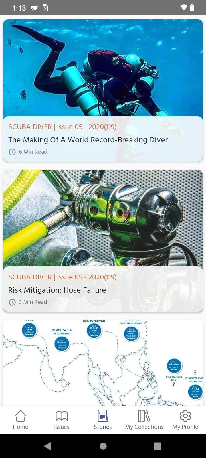 Scuba Diver Magazine | Indus Appstore | Screenshot