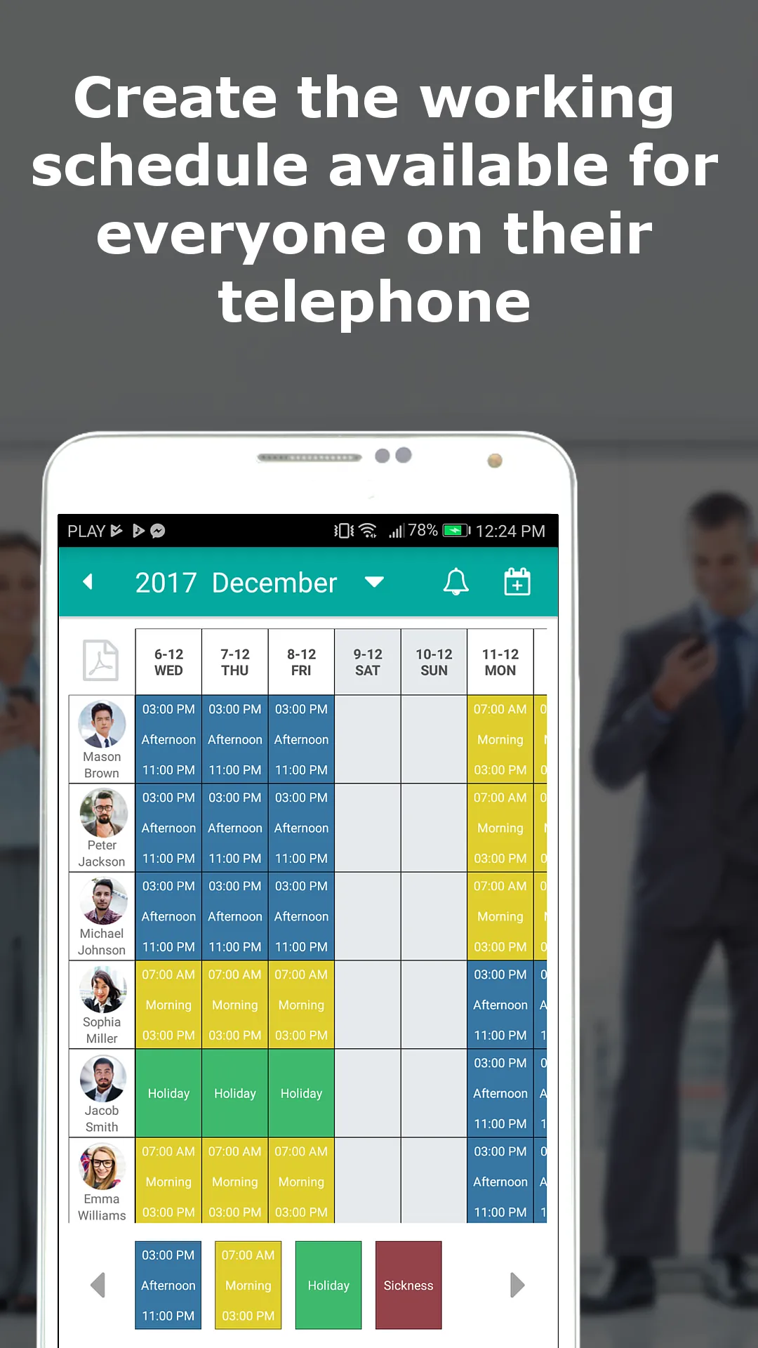 Timesheet, work log -Worker 24 | Indus Appstore | Screenshot