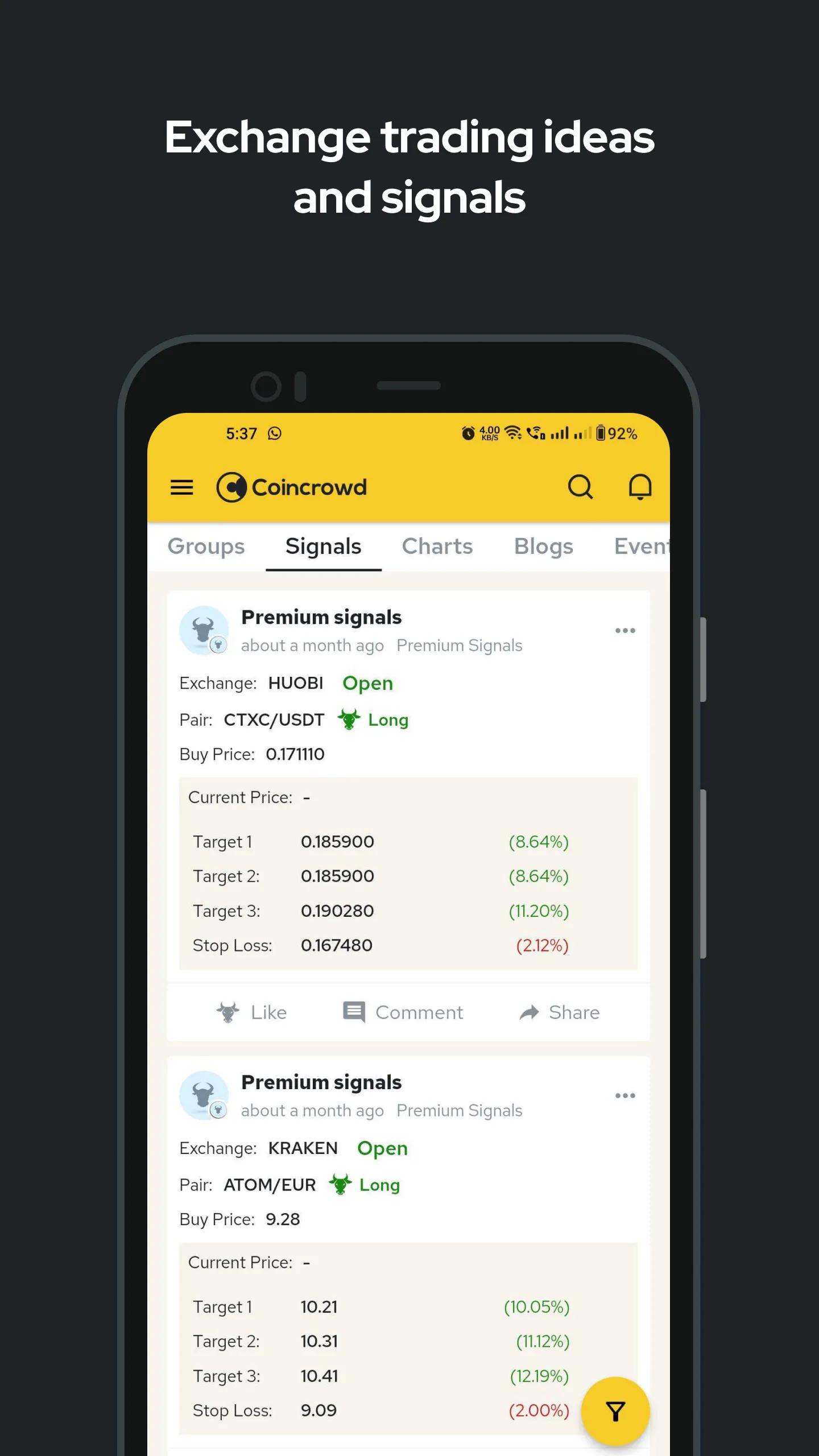 Coincrowd | Indus Appstore | Screenshot