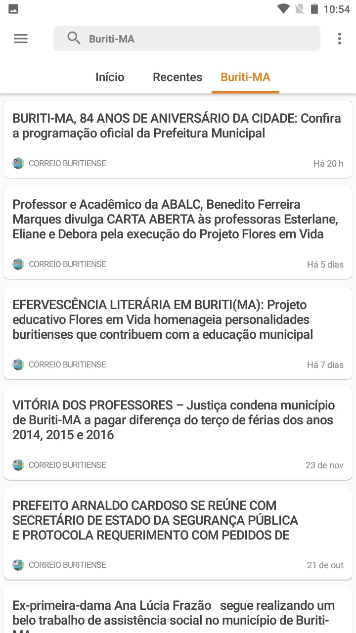 Correio Buritiense | Indus Appstore | Screenshot