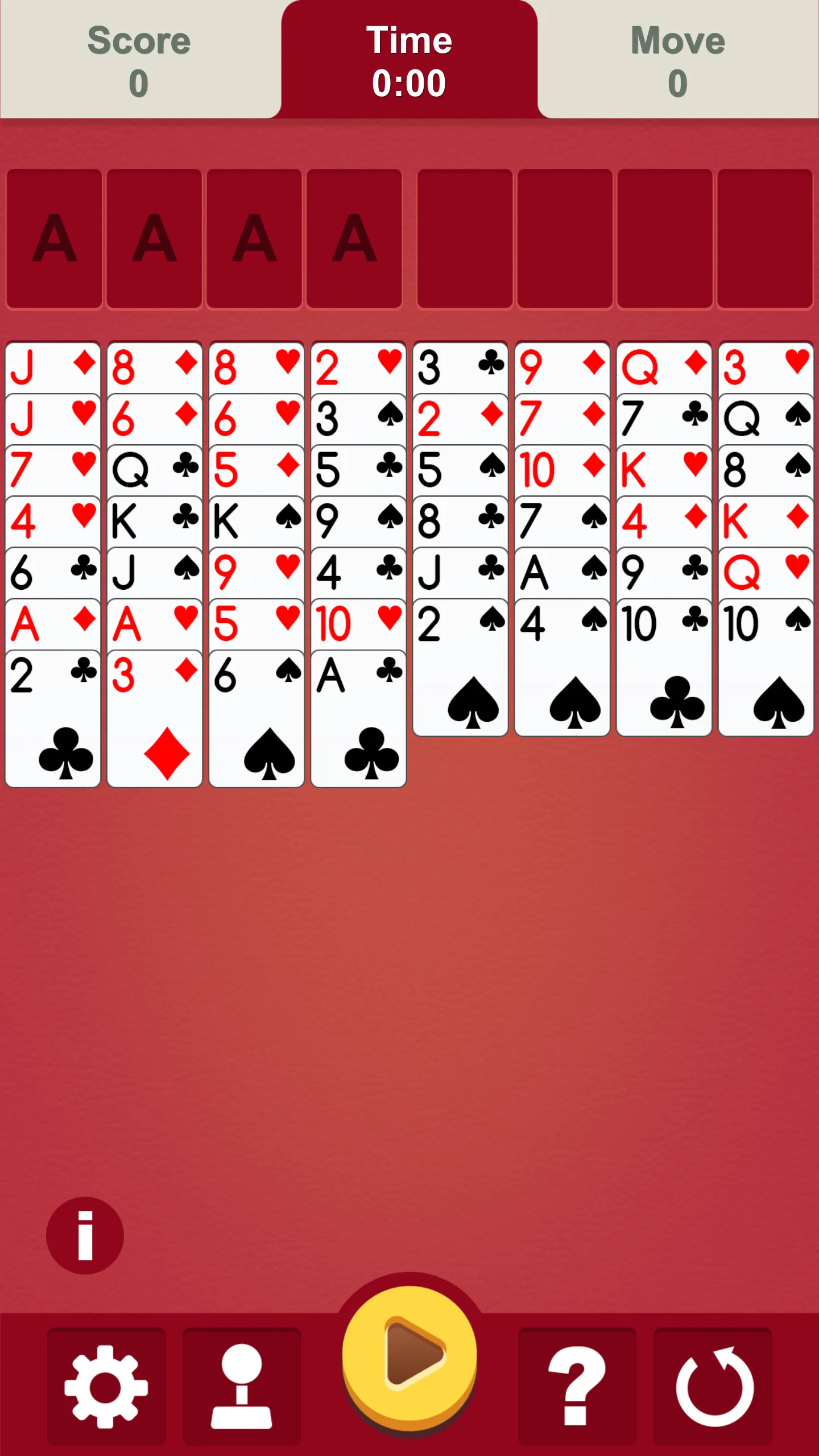 Freecell Solitaire | Indus Appstore | Screenshot