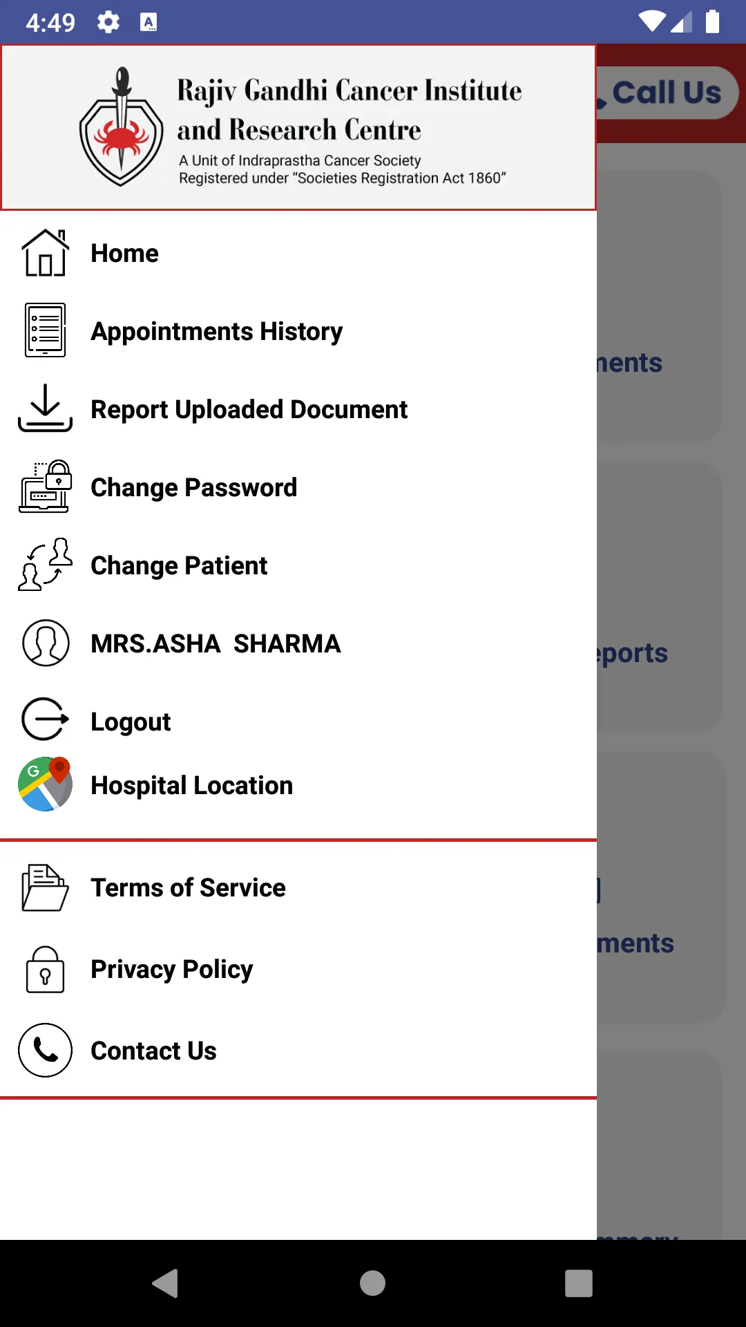 RGCI Care | Indus Appstore | Screenshot