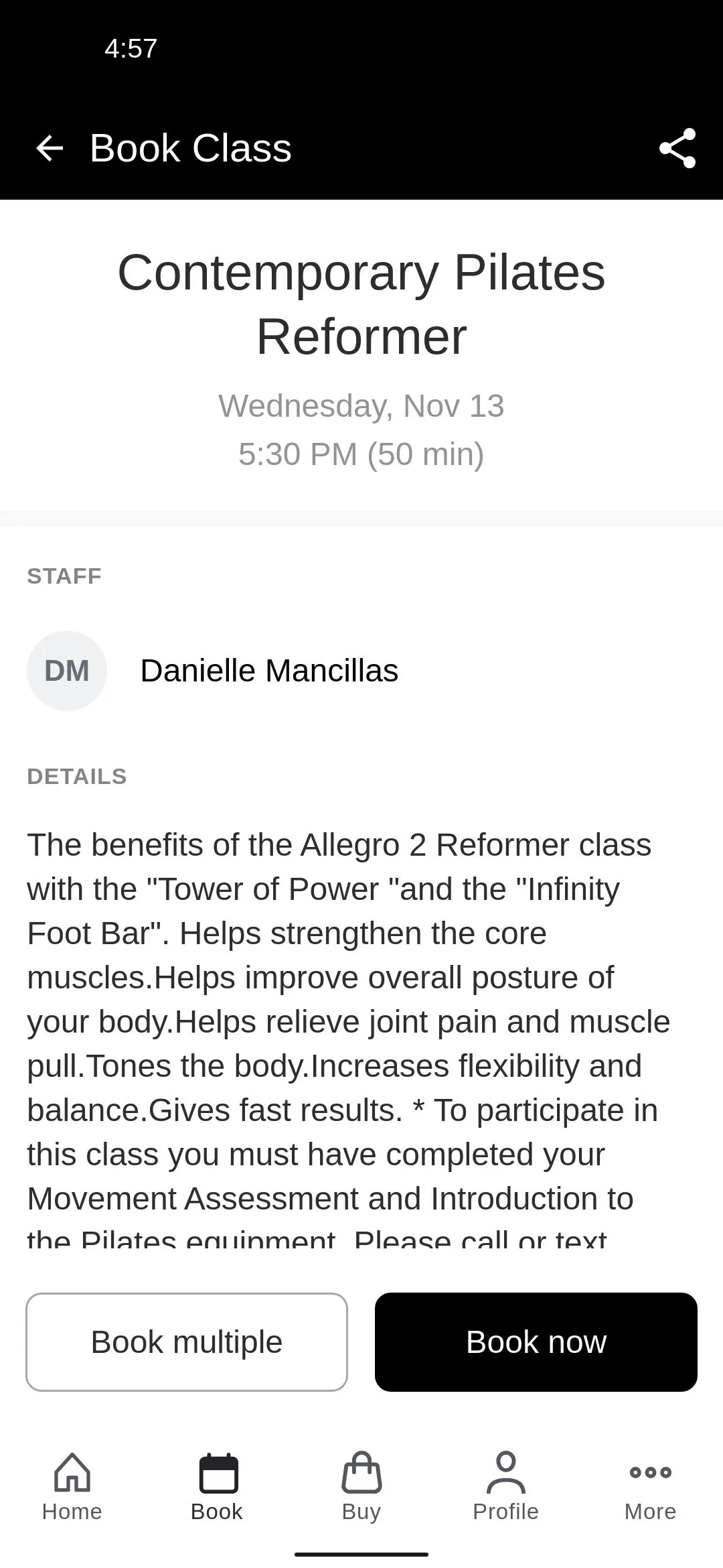 Core Pilates and Wellness | Indus Appstore | Screenshot