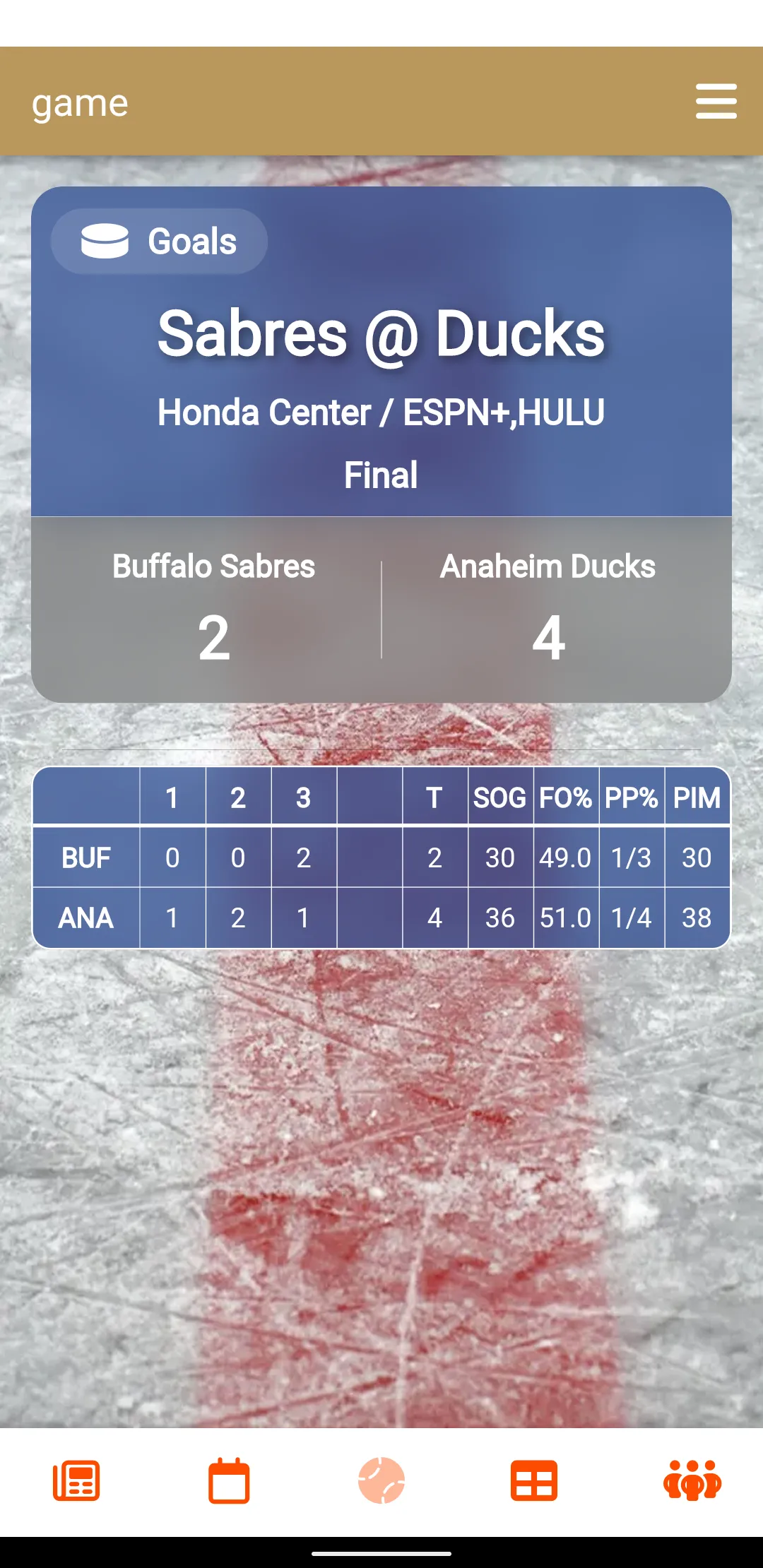 Anaheim Hockey - Ducks Edition | Indus Appstore | Screenshot