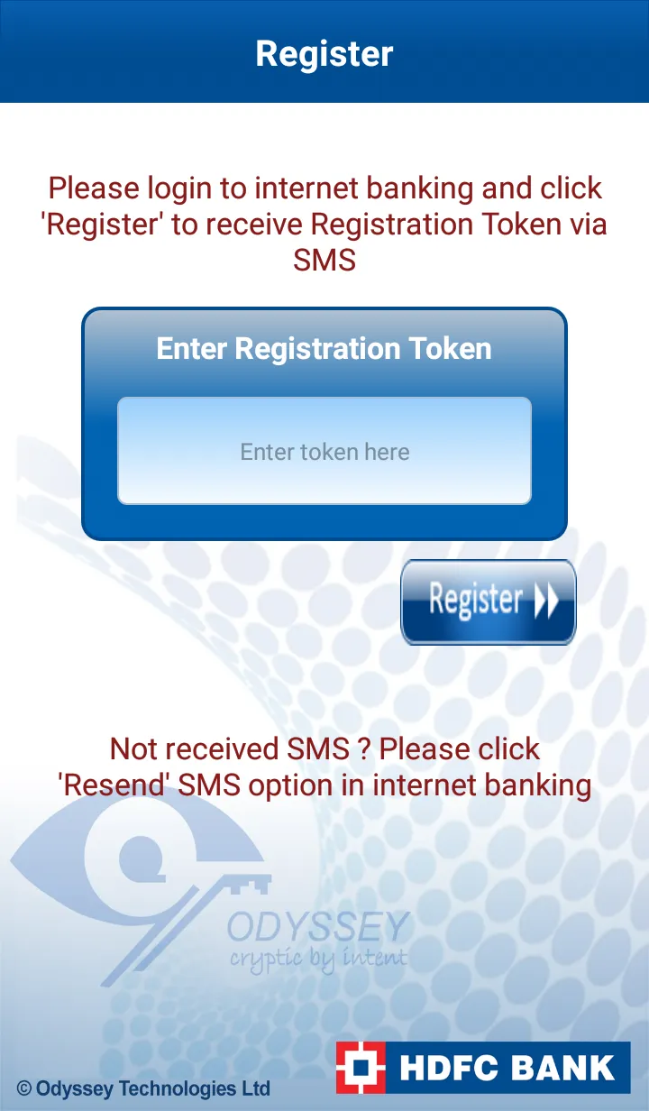 HDFC Bank e Token | Indus Appstore | Screenshot