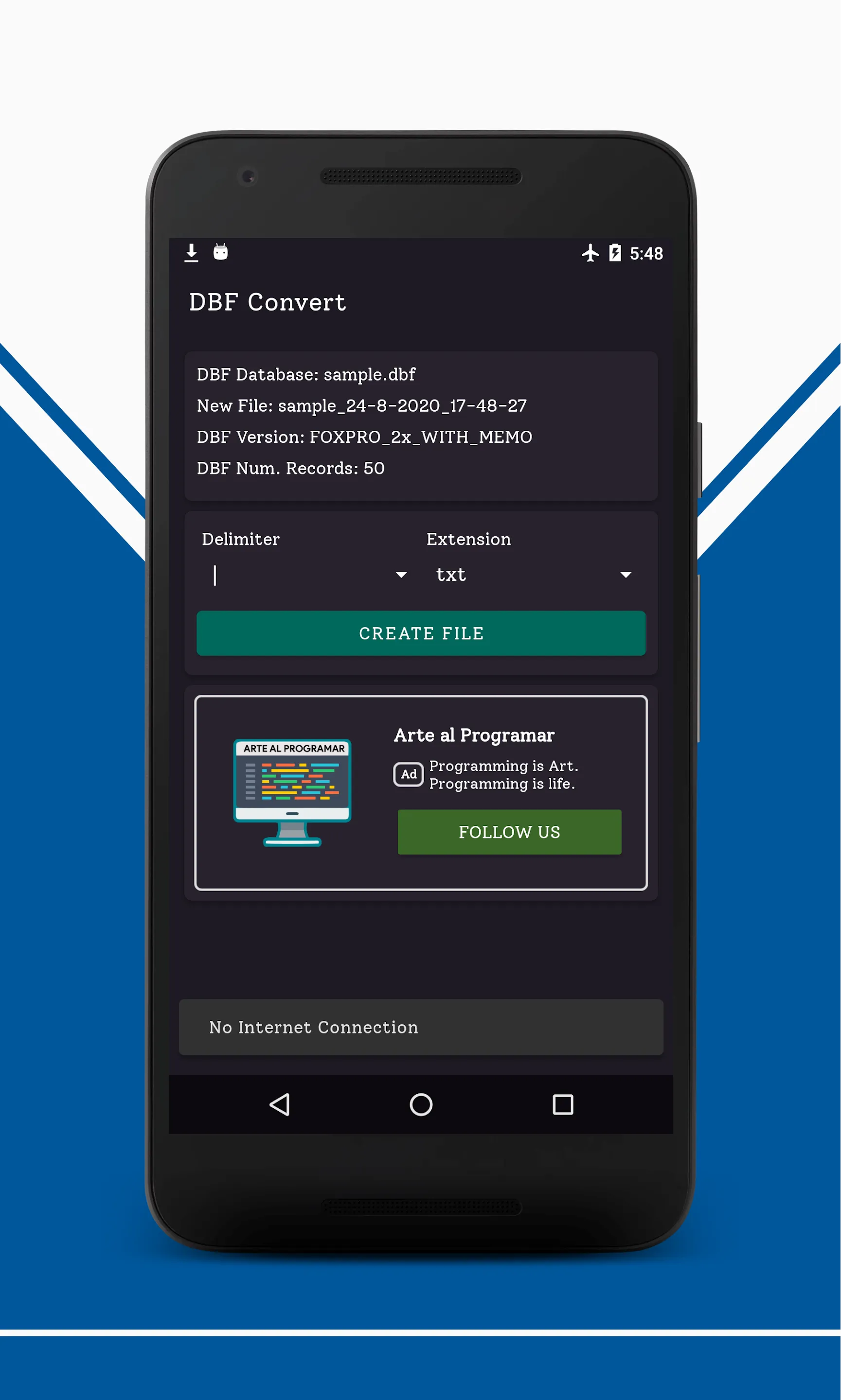 DBF Convert | Indus Appstore | Screenshot