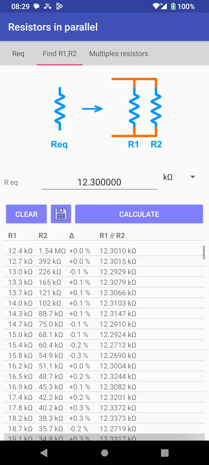 Series/Parallel Resistors | Indus Appstore | Screenshot