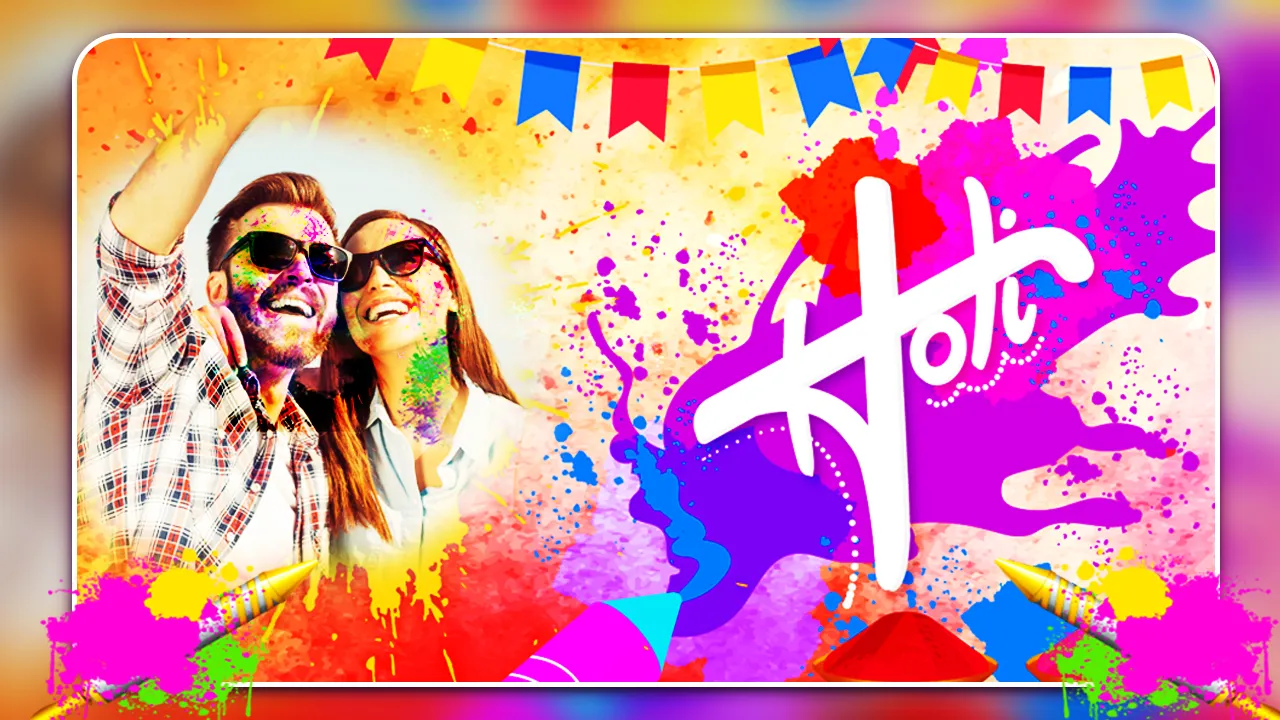 Happy Holi Photo Frame 2024 | Indus Appstore | Screenshot