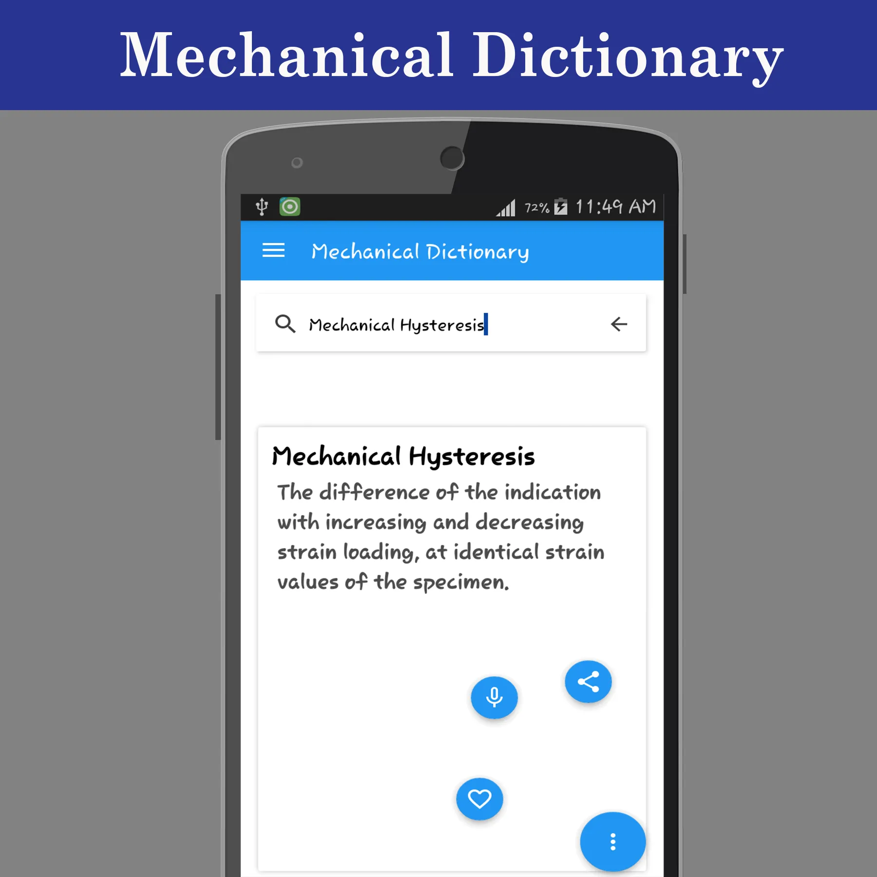 Mechanical Dictionary | Indus Appstore | Screenshot