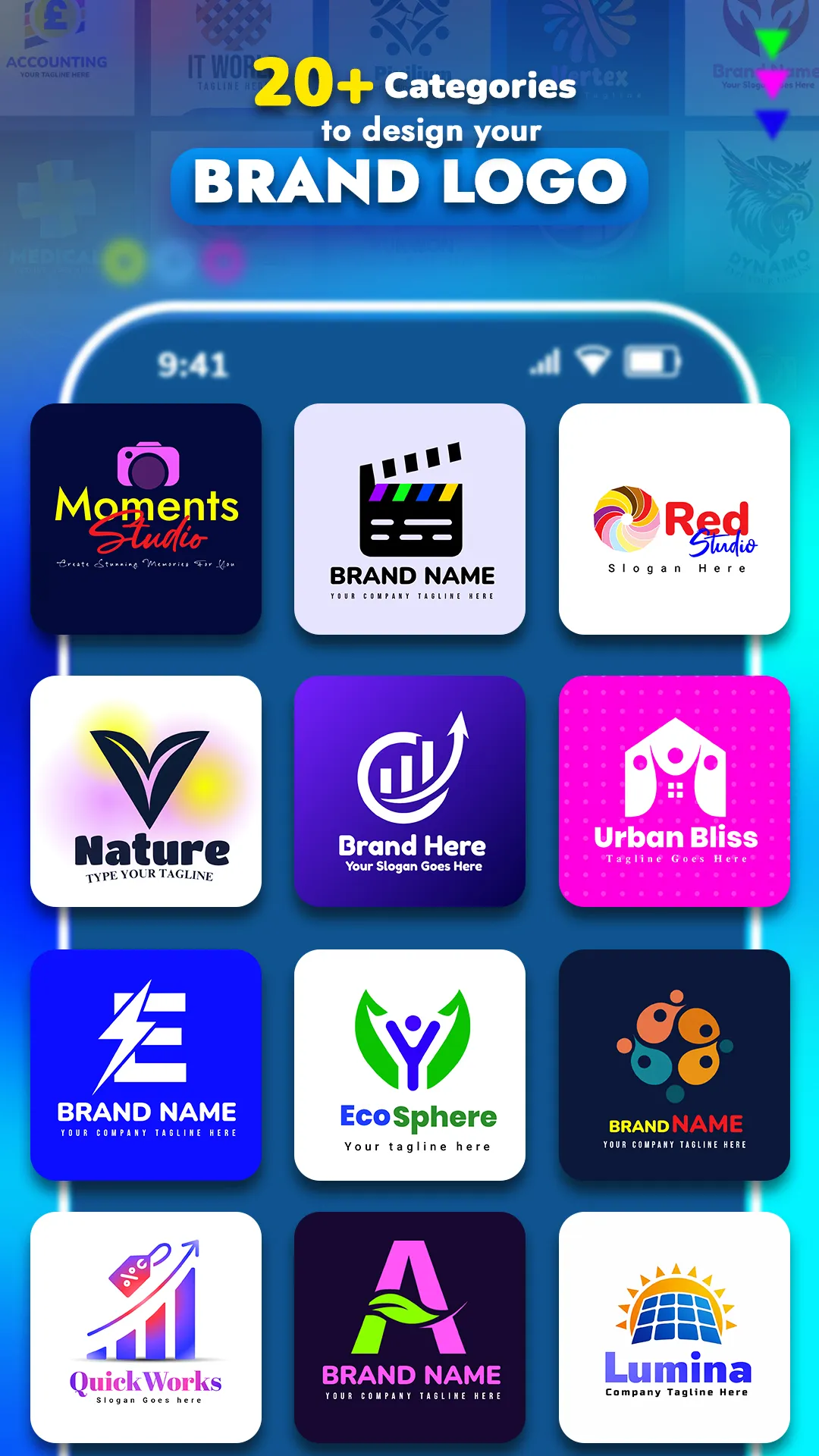 Logo Maker - Brand Logo Design | Indus Appstore | Screenshot