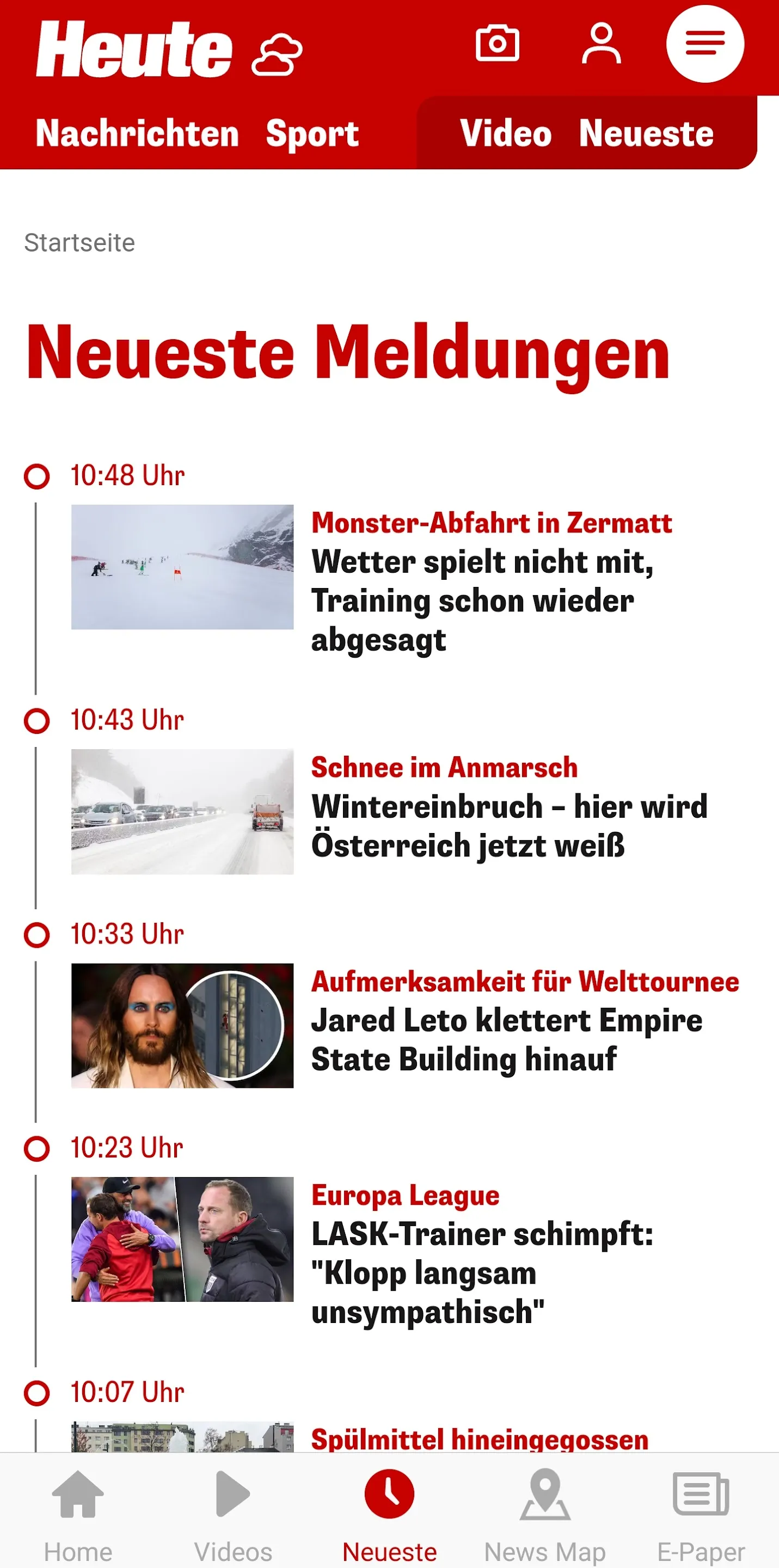 Heute - Die Tageszeitung | Indus Appstore | Screenshot