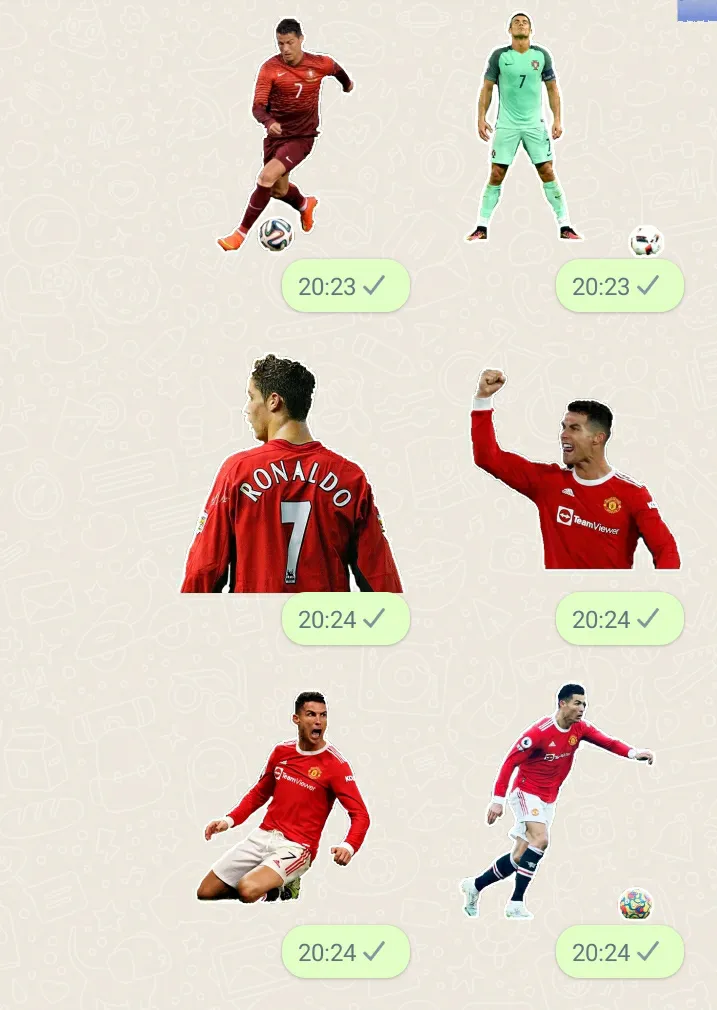 Cristiano Ronaldo Stickers | Indus Appstore | Screenshot