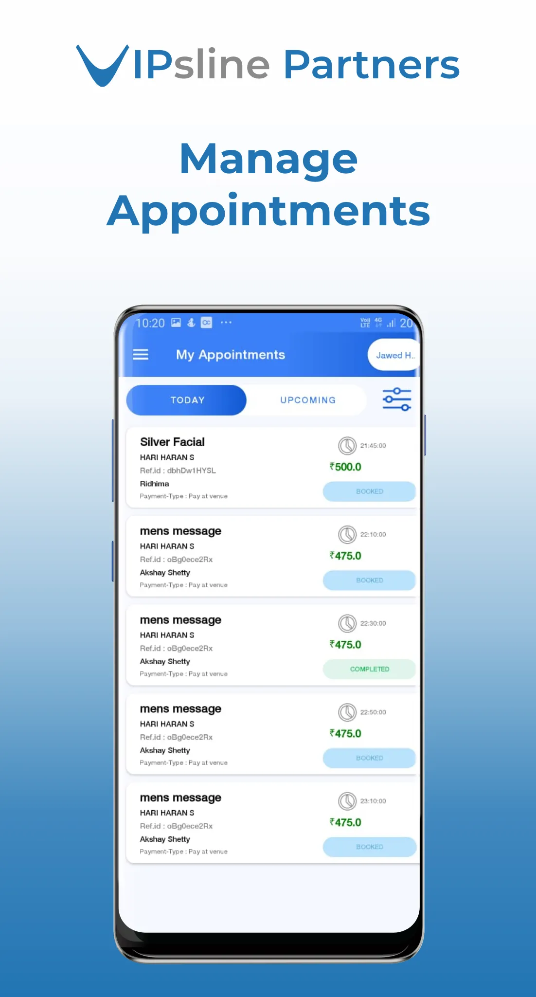 VIPsline Partners | Indus Appstore | Screenshot