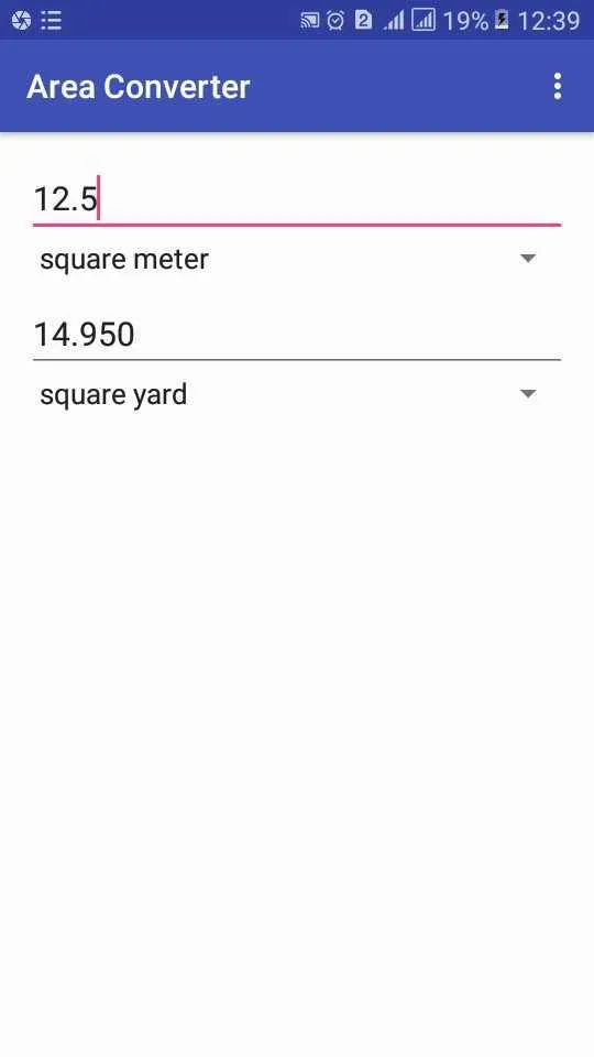 Area Conversion:square feet to | Indus Appstore | Screenshot