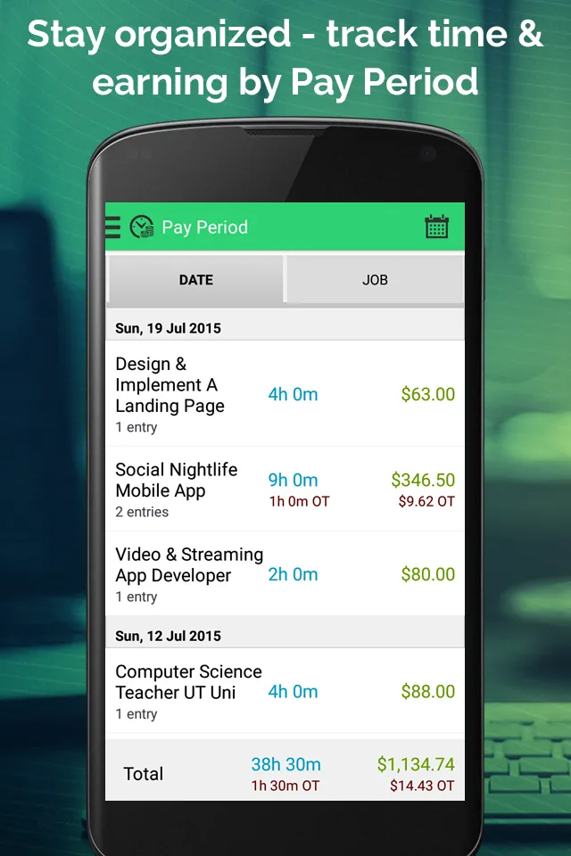 Work Hours Tracking & Billing | Indus Appstore | Screenshot