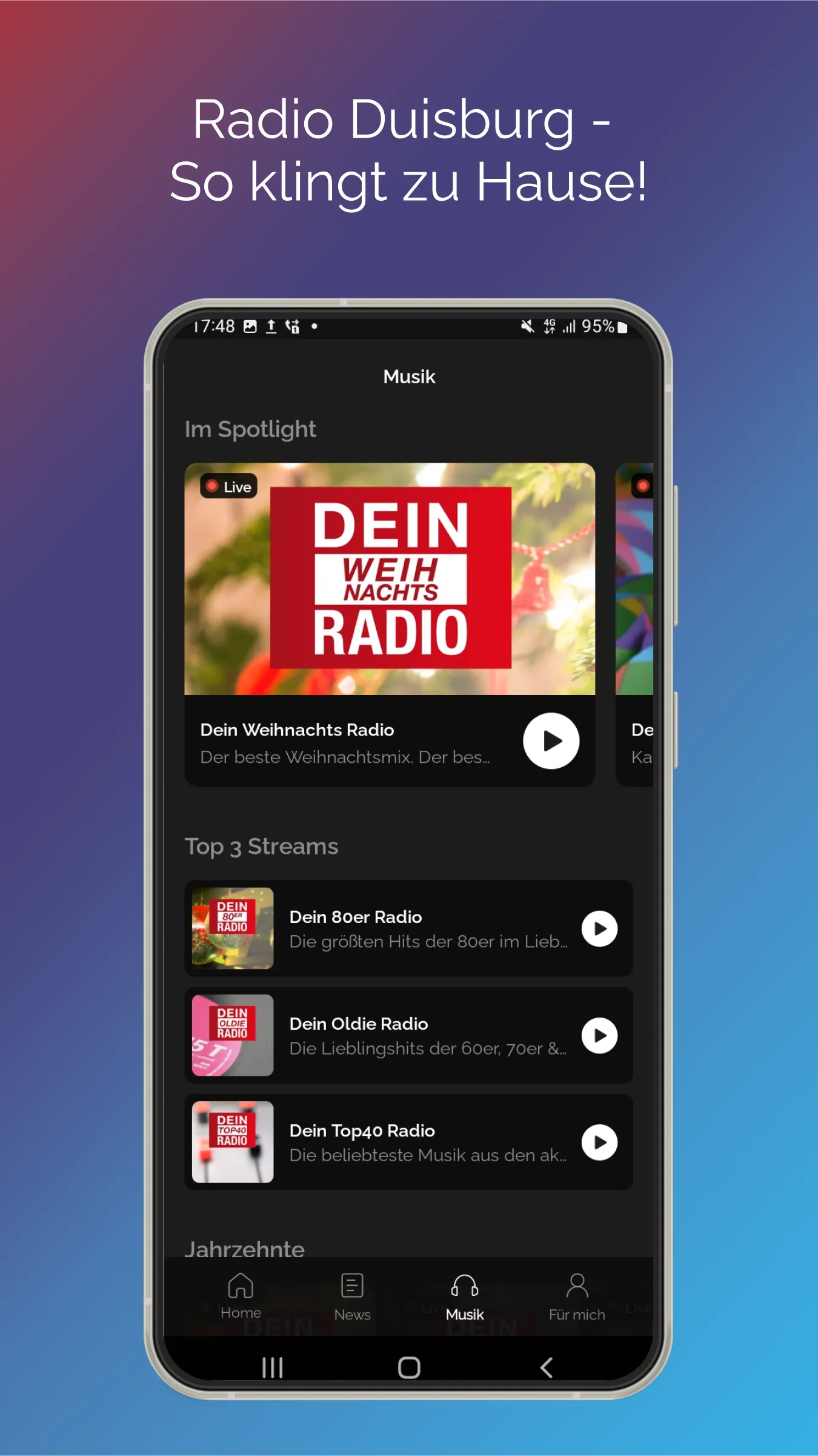 Radio Duisburg | Indus Appstore | Screenshot