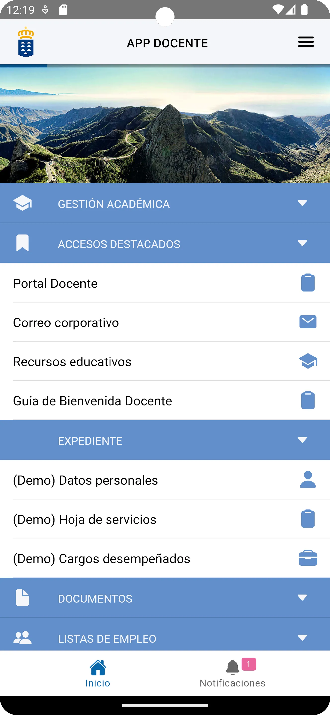 APP Docente | Indus Appstore | Screenshot