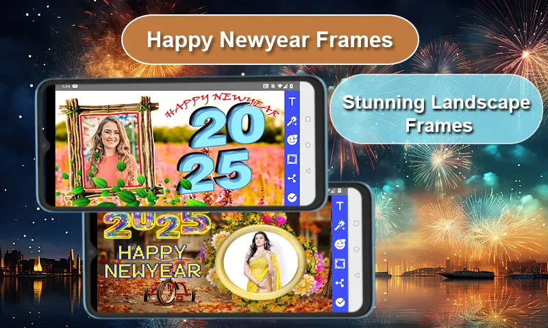 Happy Newyear Photo Frames | Indus Appstore | Screenshot