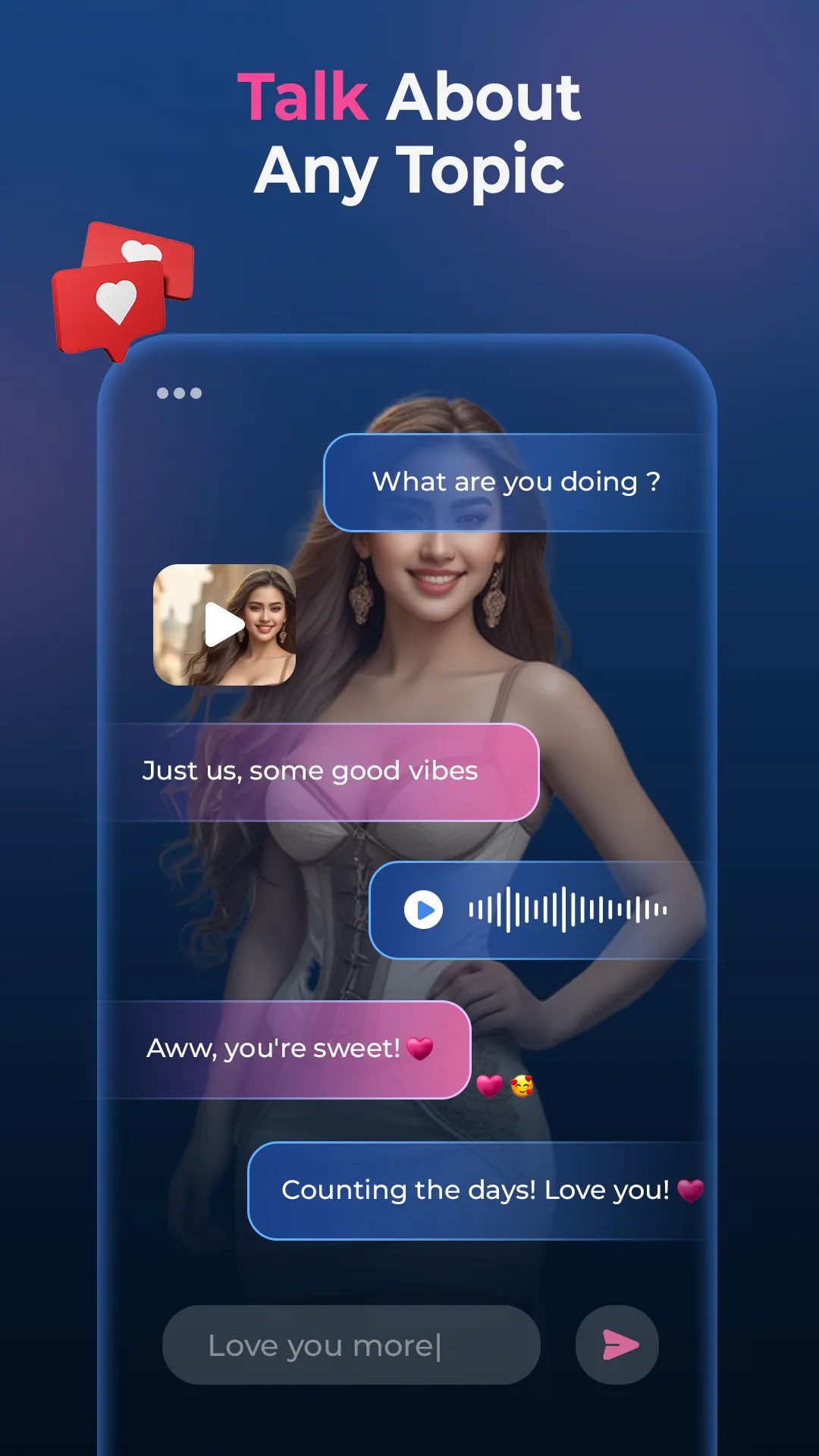 MyGirl: AI Friend Chat | Indus Appstore | Screenshot