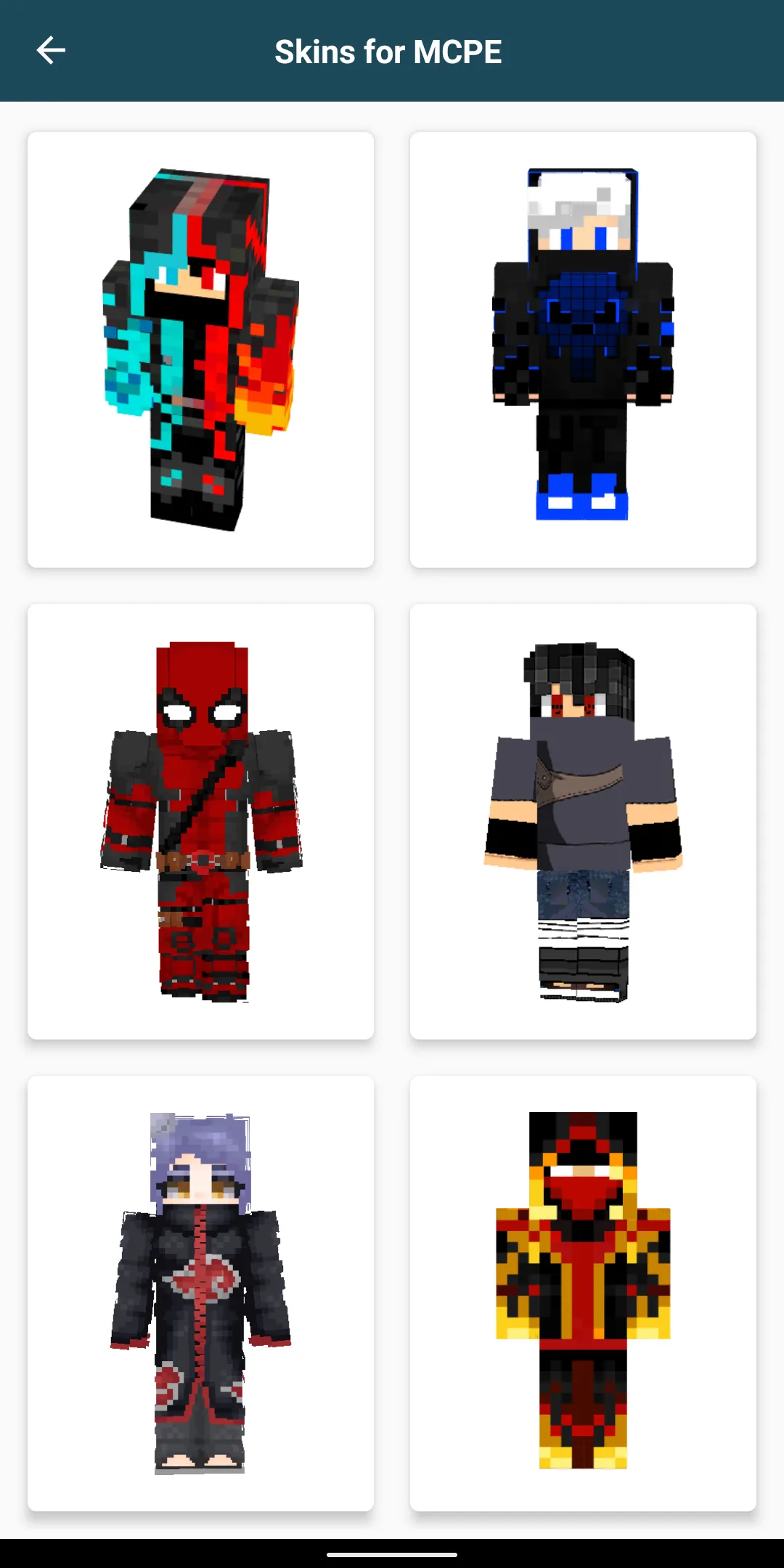 Ninja Skins for Minecraft PE | Indus Appstore | Screenshot