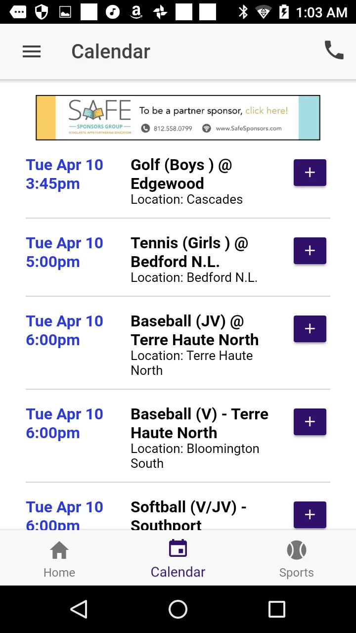 Bloomington South Athletics | Indus Appstore | Screenshot